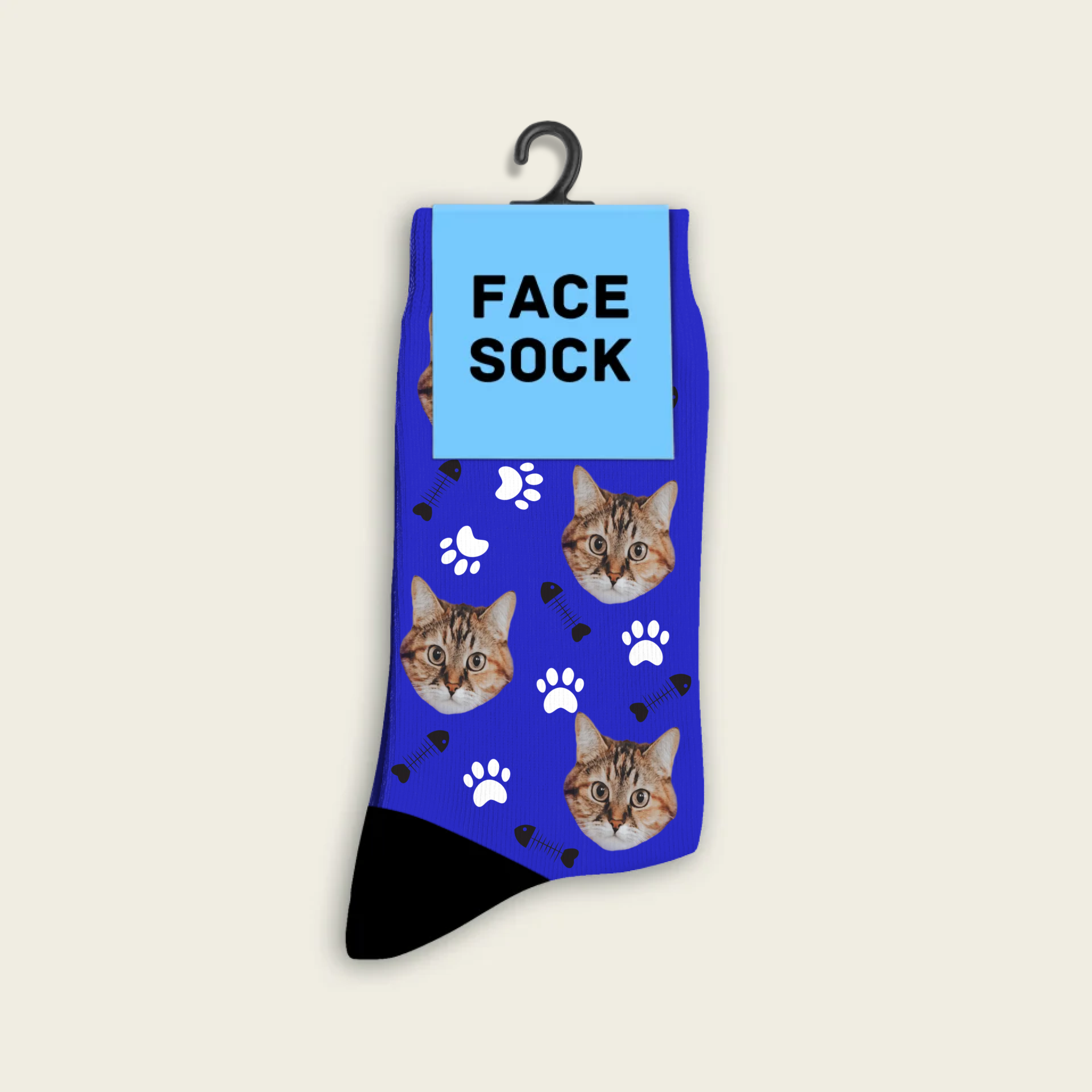 FaceSock | Custom Cat Socks With Photo