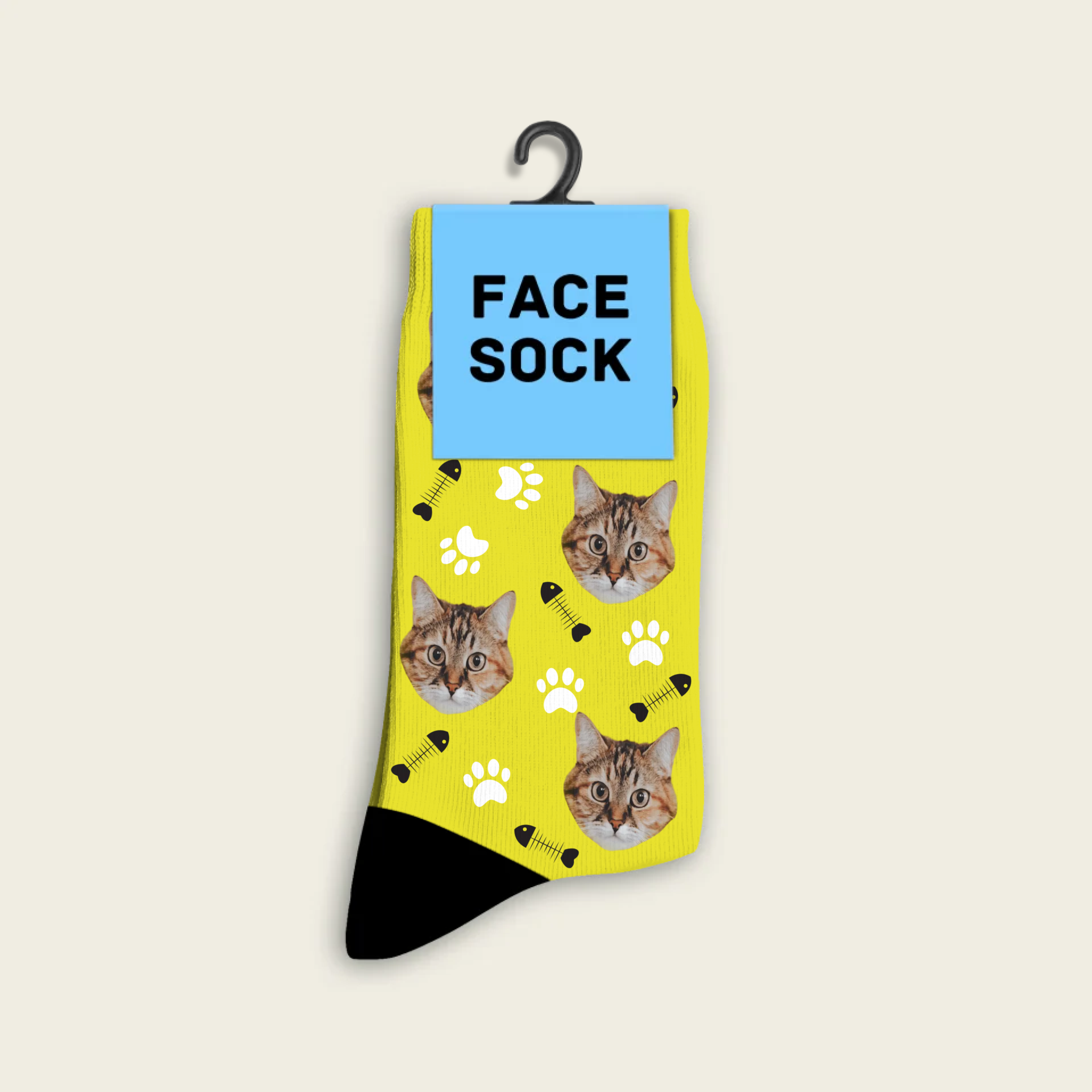 FaceSock | Custom Cat Socks With Photo