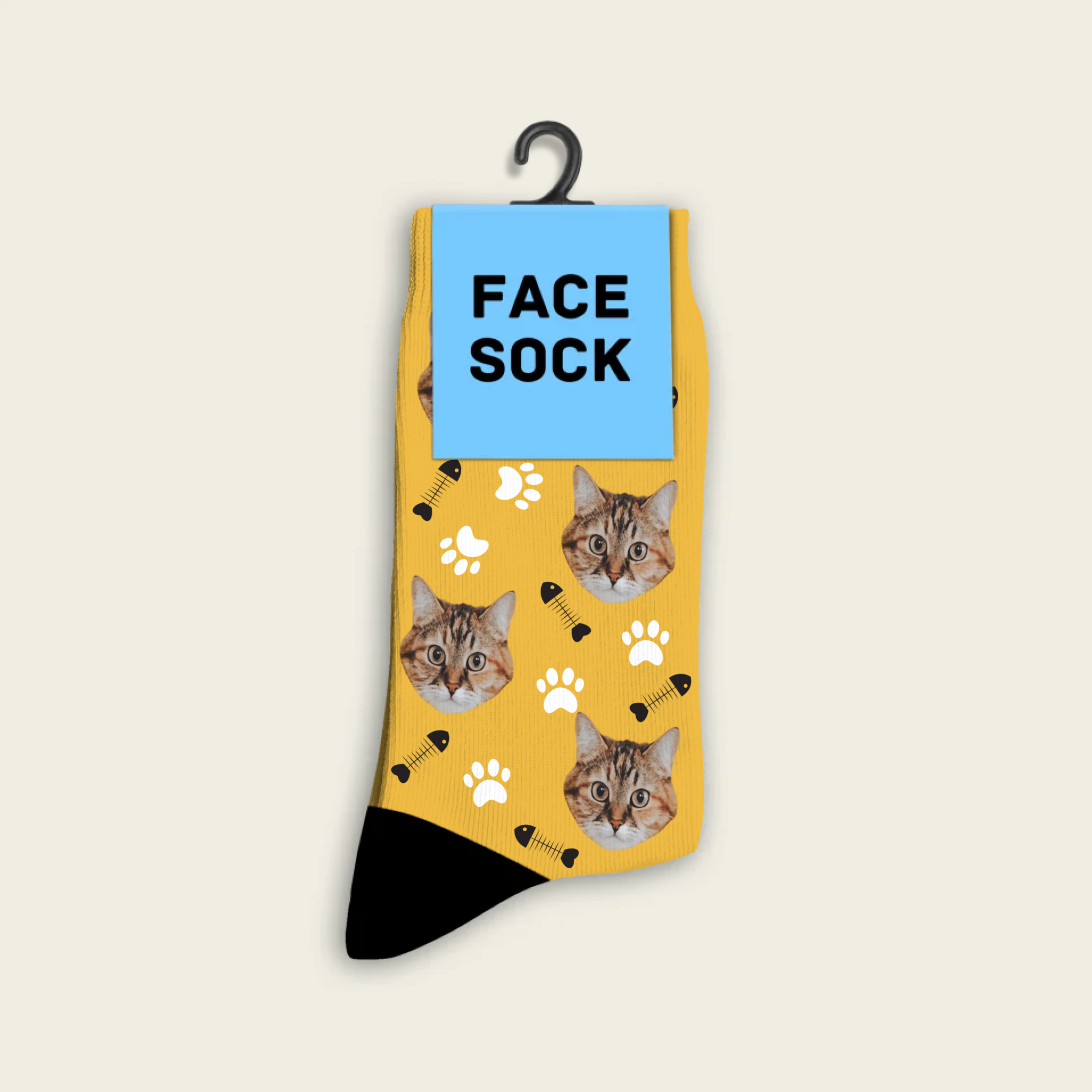 Chaussettes Chat Personnalisées Avec Image