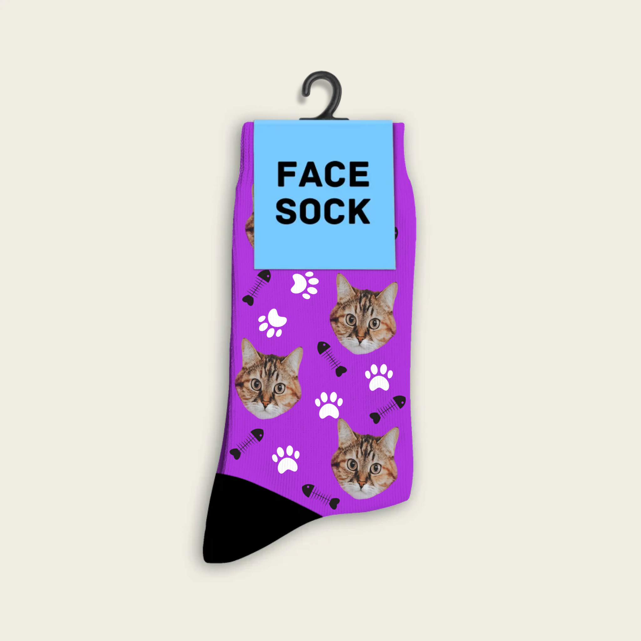 Chaussettes Chat Personnalisées Avec Image