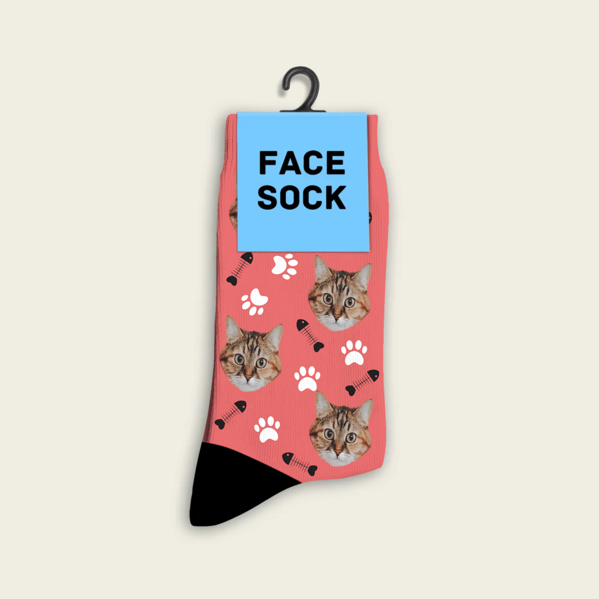 Chaussettes Chat Personnalisées Avec Image