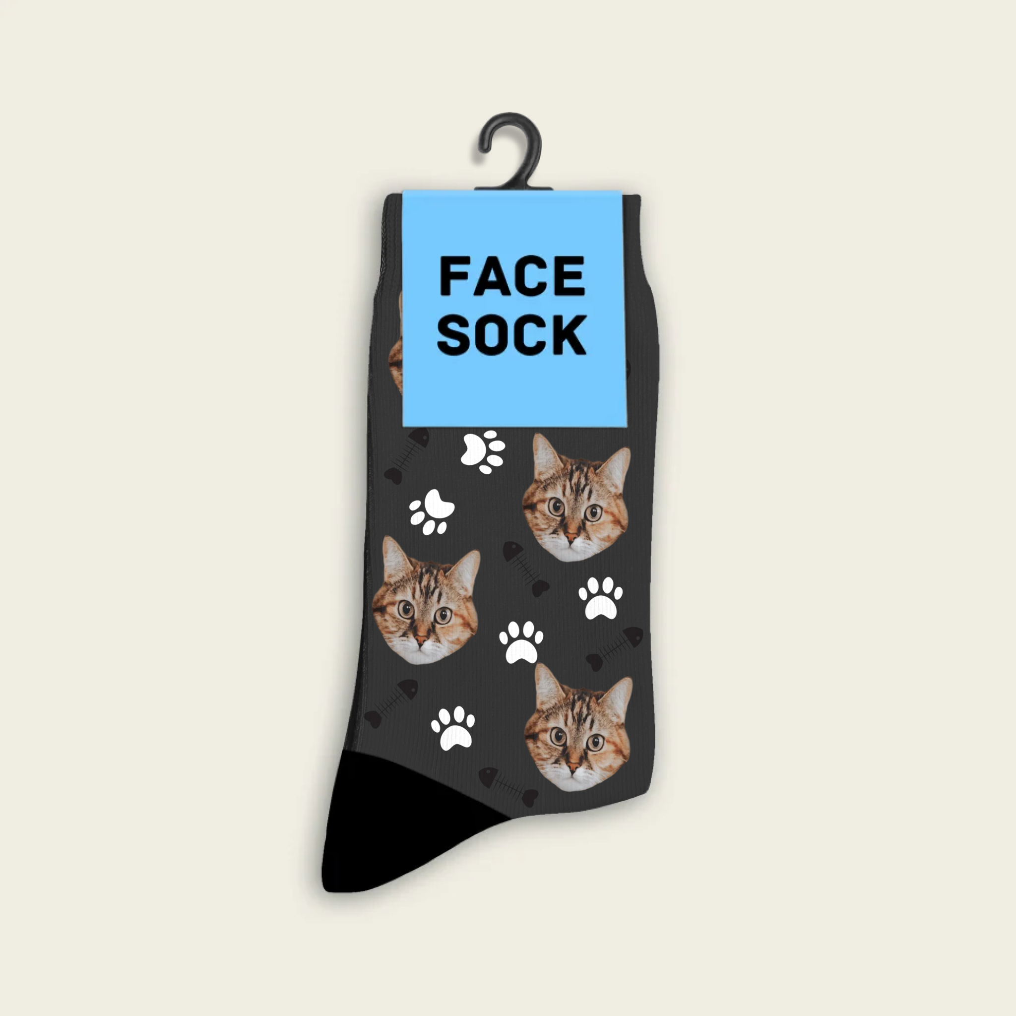 Chaussettes Chat Personnalisées Avec Image