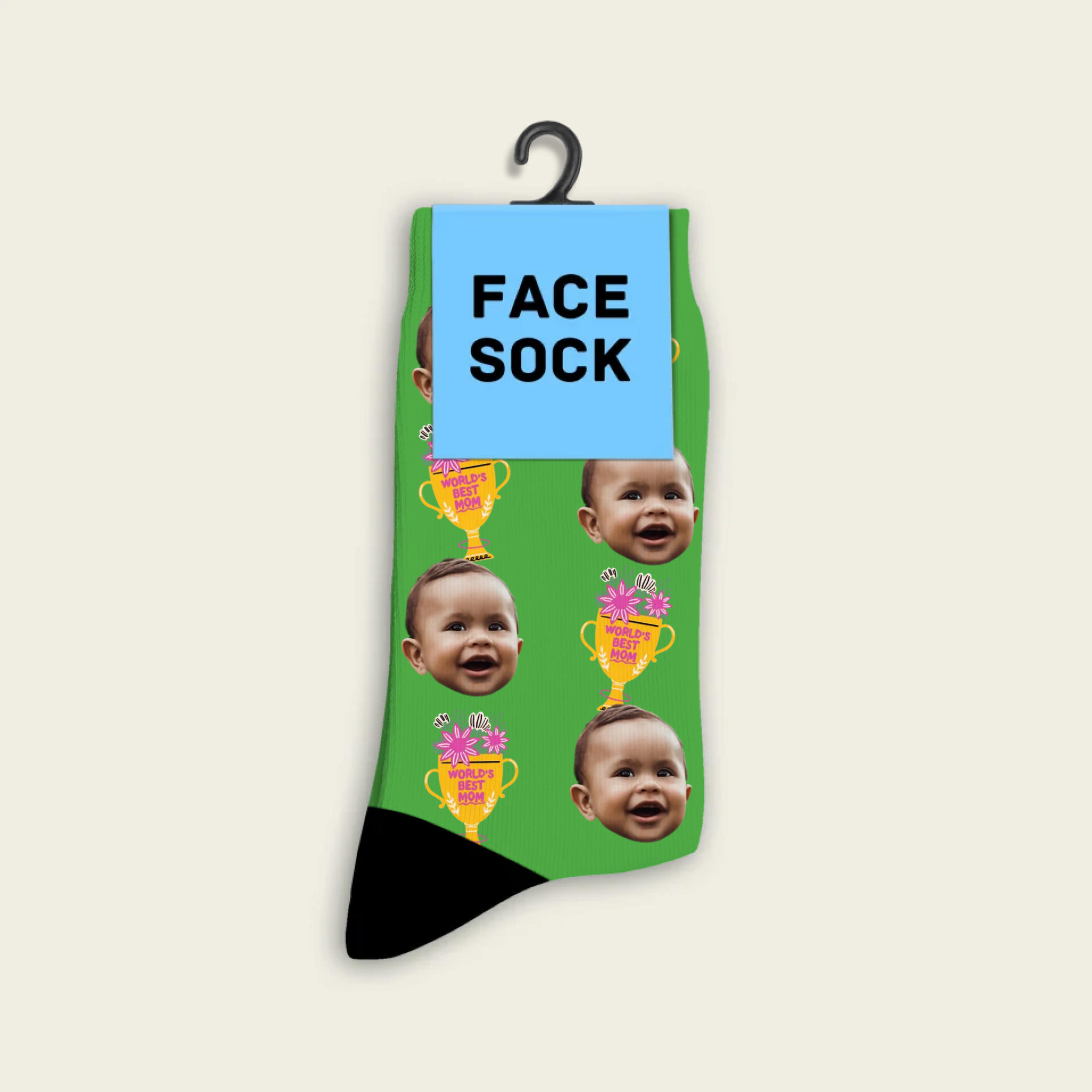 Chaussettes personnalisées pour maman avec photo