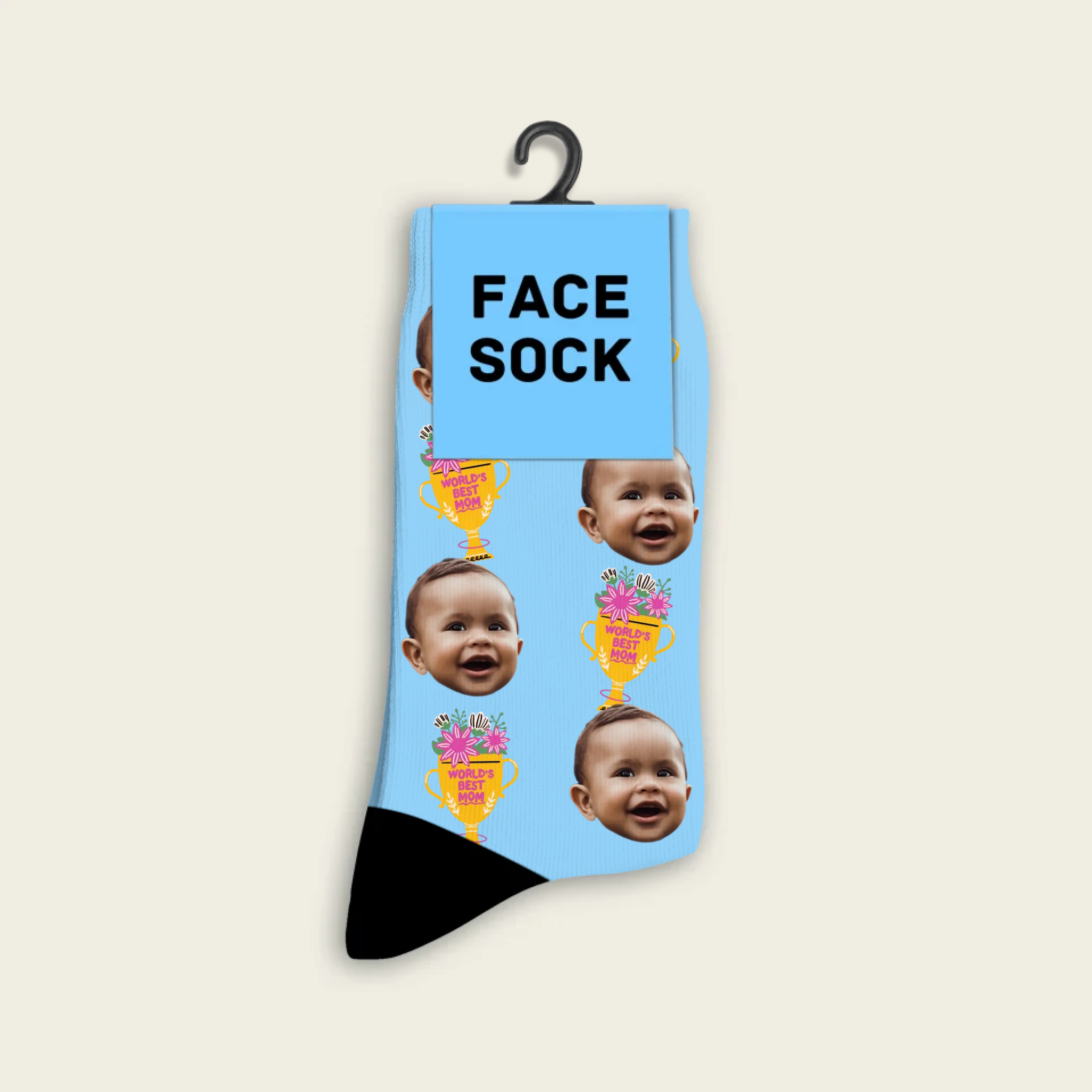Chaussettes personnalisées pour maman avec photo