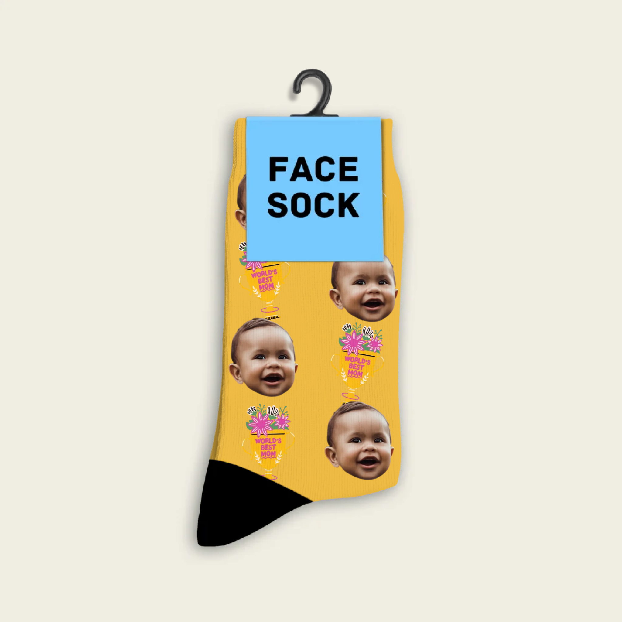 Chaussettes personnalisées pour maman avec photo