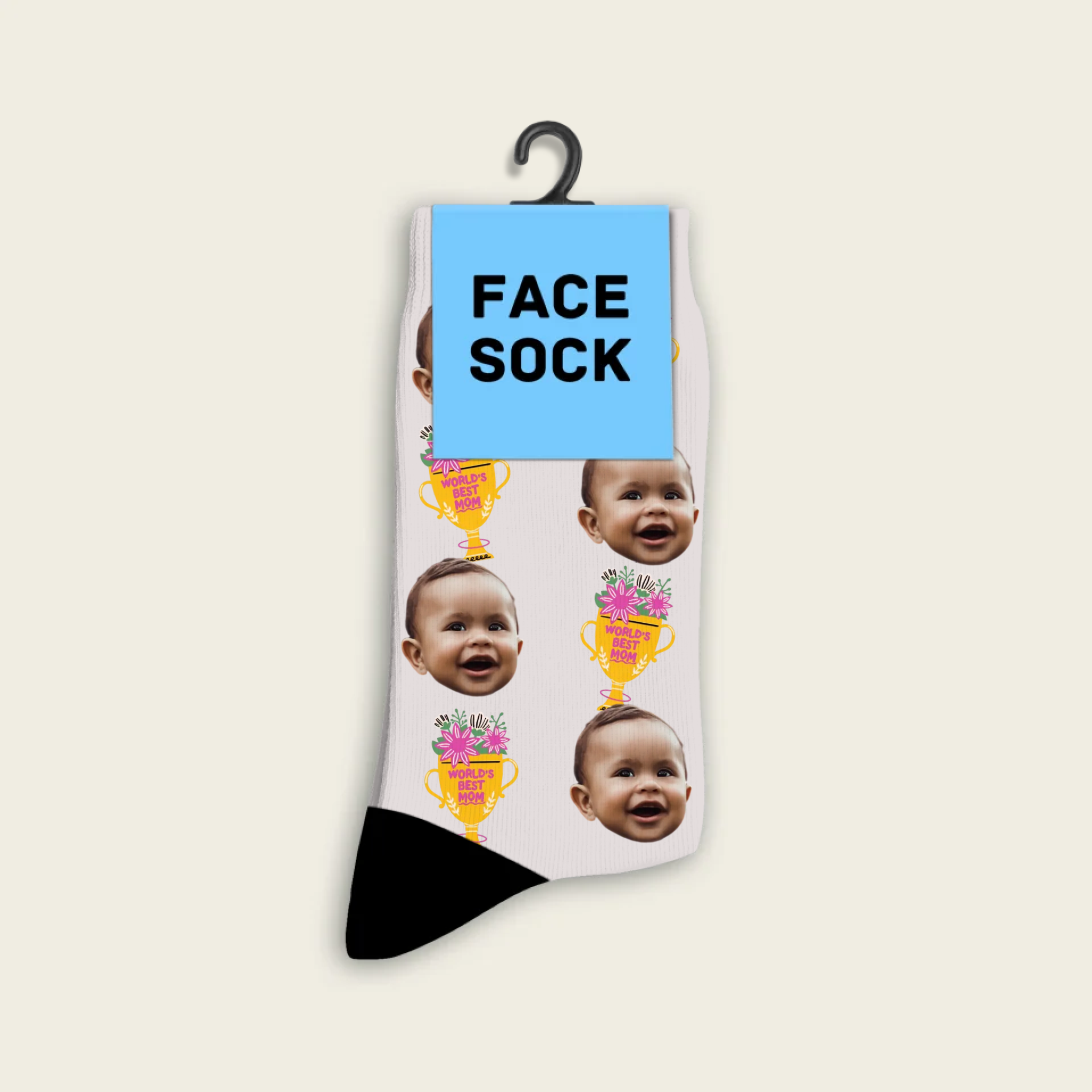 Chaussettes personnalisées pour maman avec photo