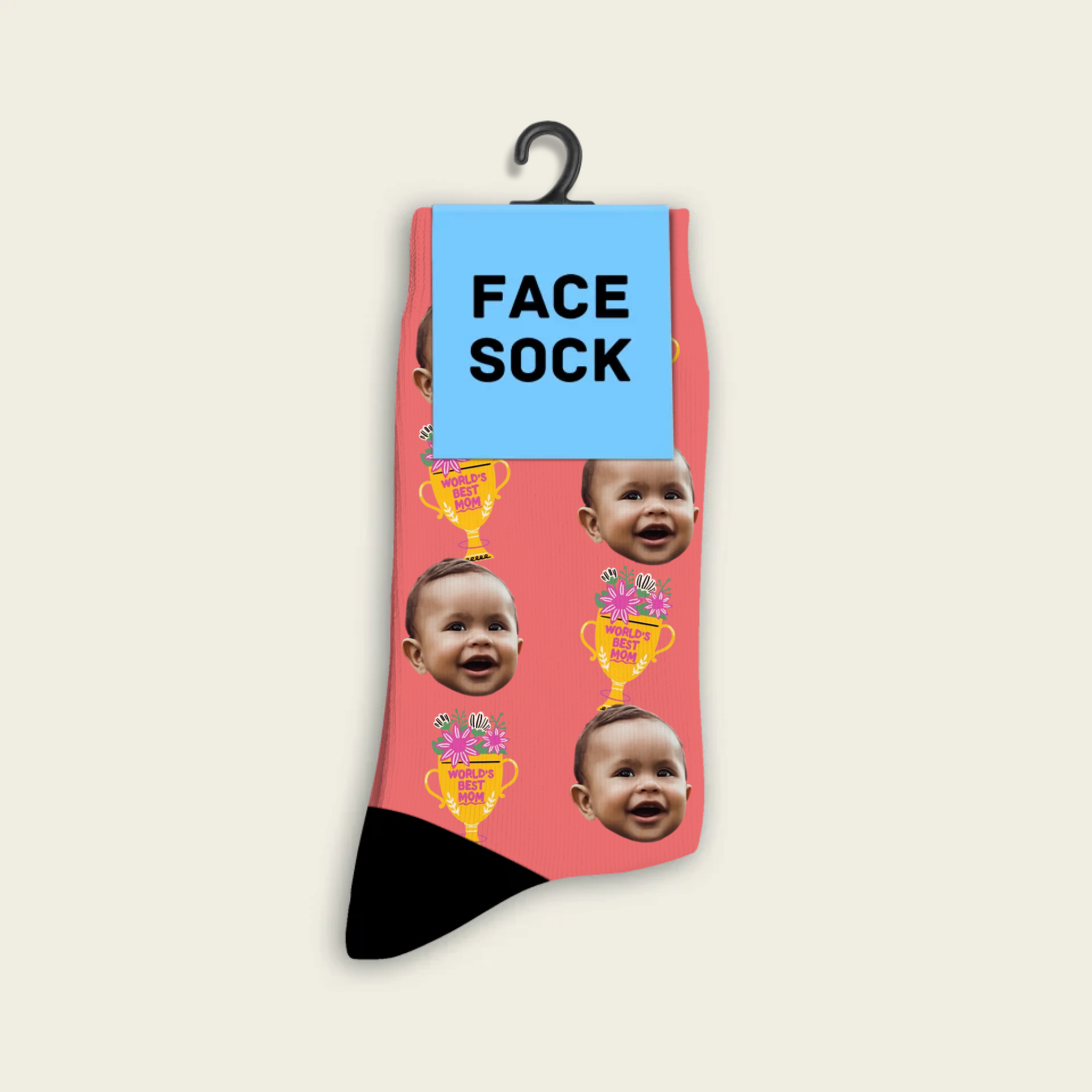 Chaussettes personnalisées pour maman avec photo