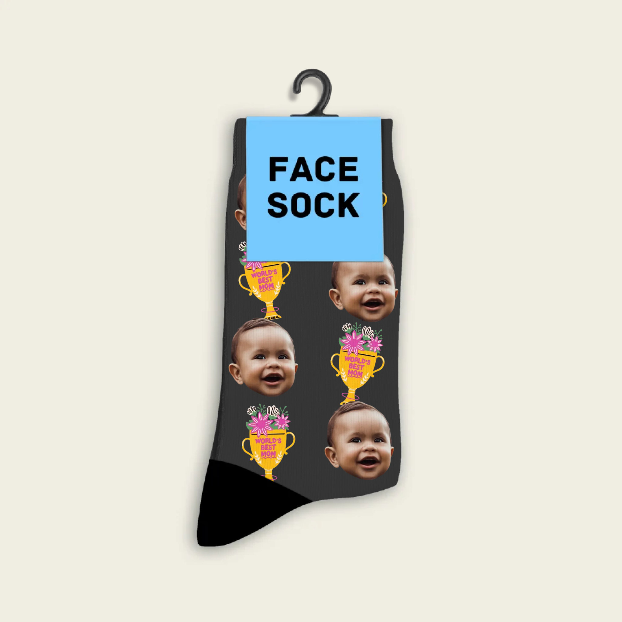 Chaussettes personnalisées pour maman avec photo