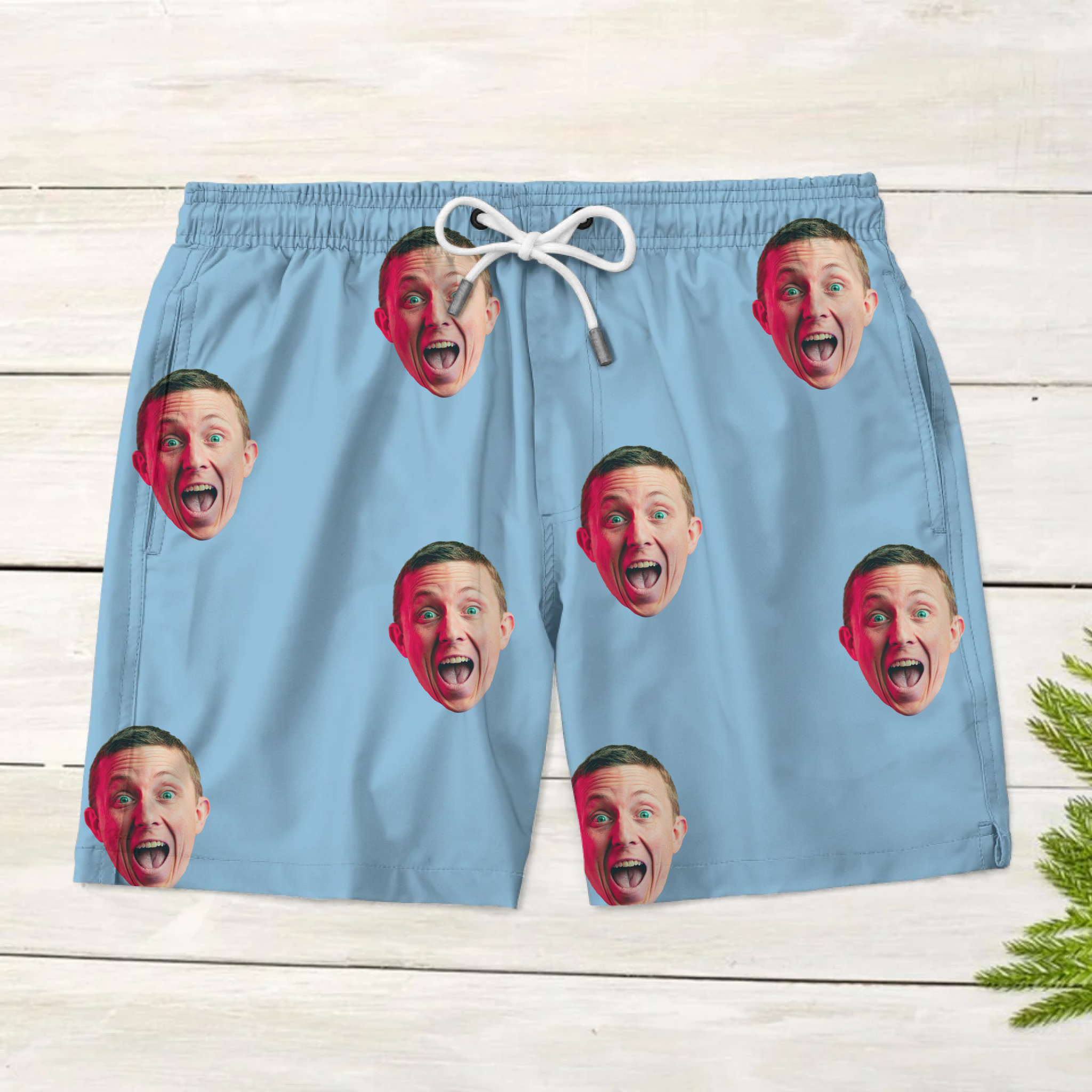 Personalized Swim Shorts With Photo