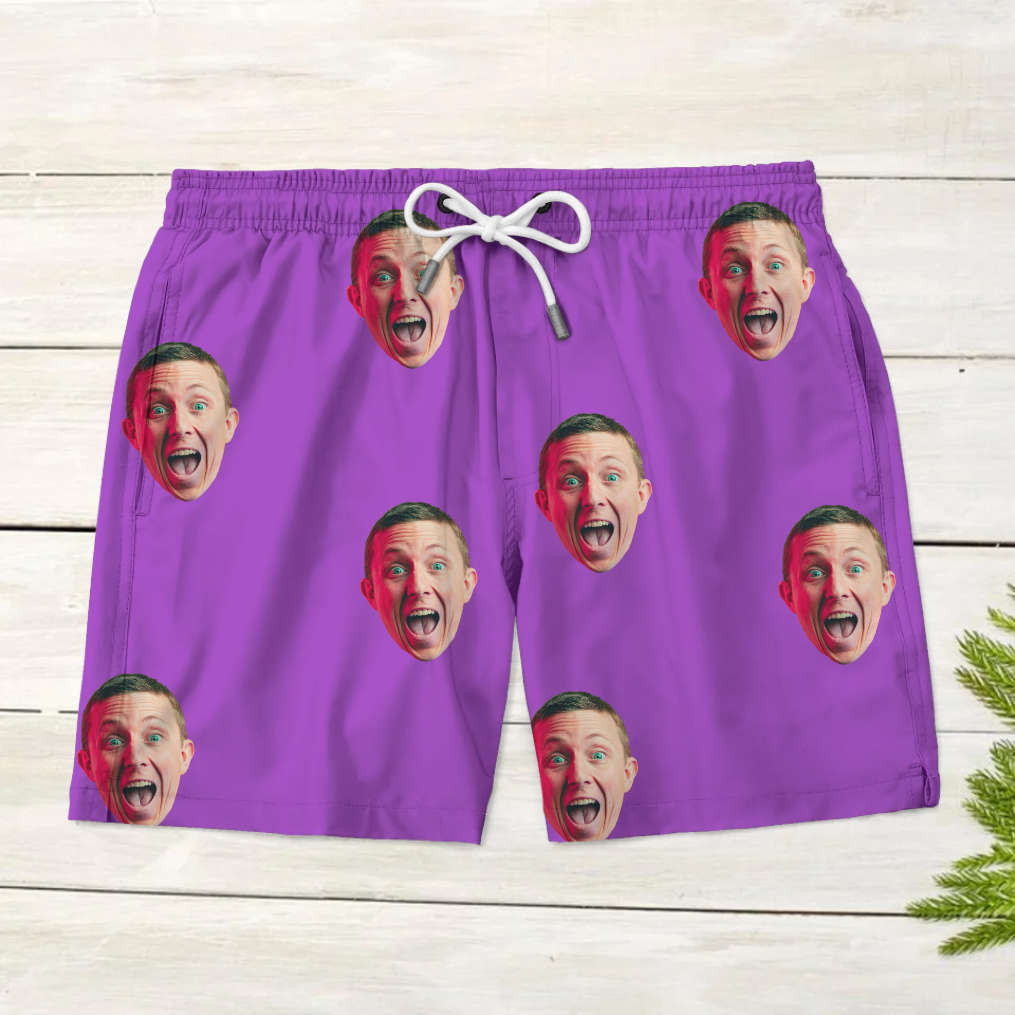 Personalized Swim Shorts With Photo