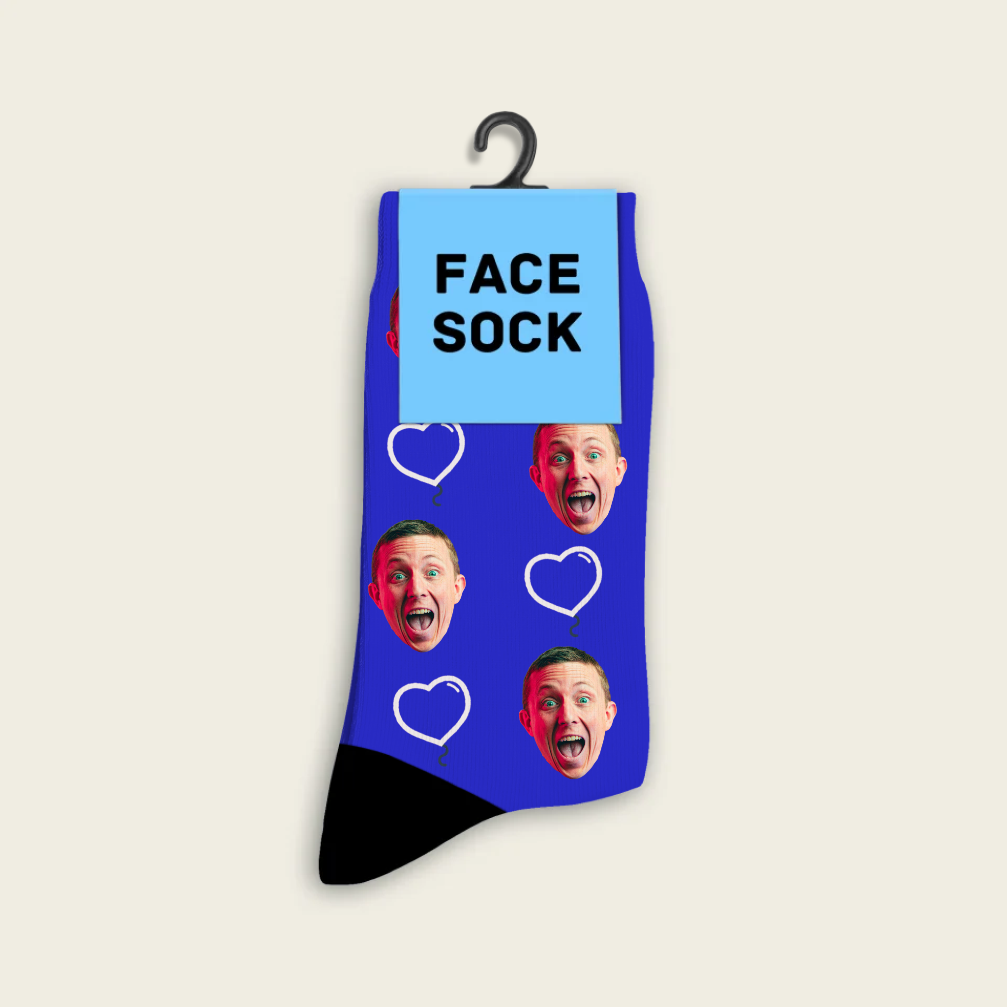 Chaussettes d'amour personnalisées avec photo
