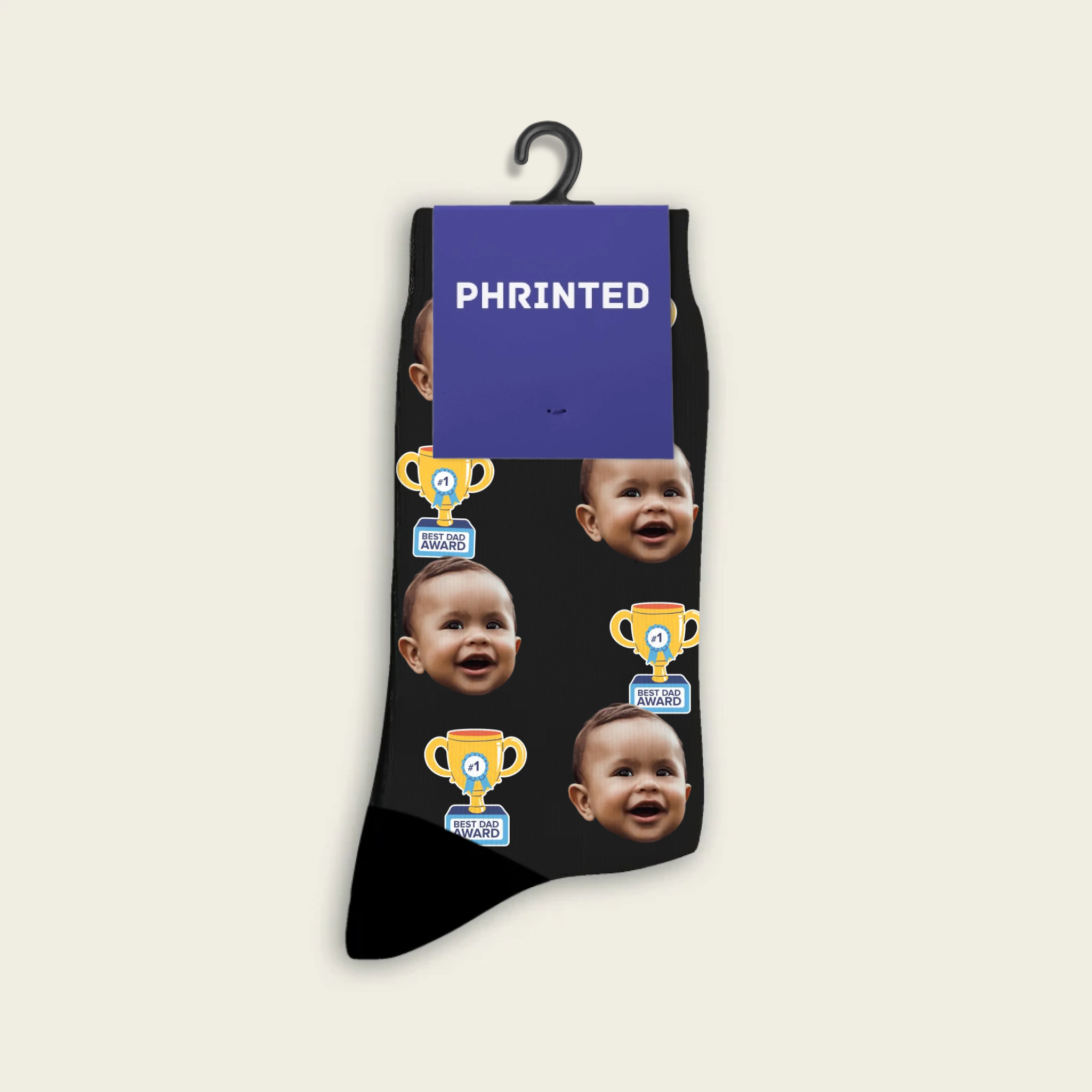 Chaussettes Personnalisées Best Dad Avec Photo