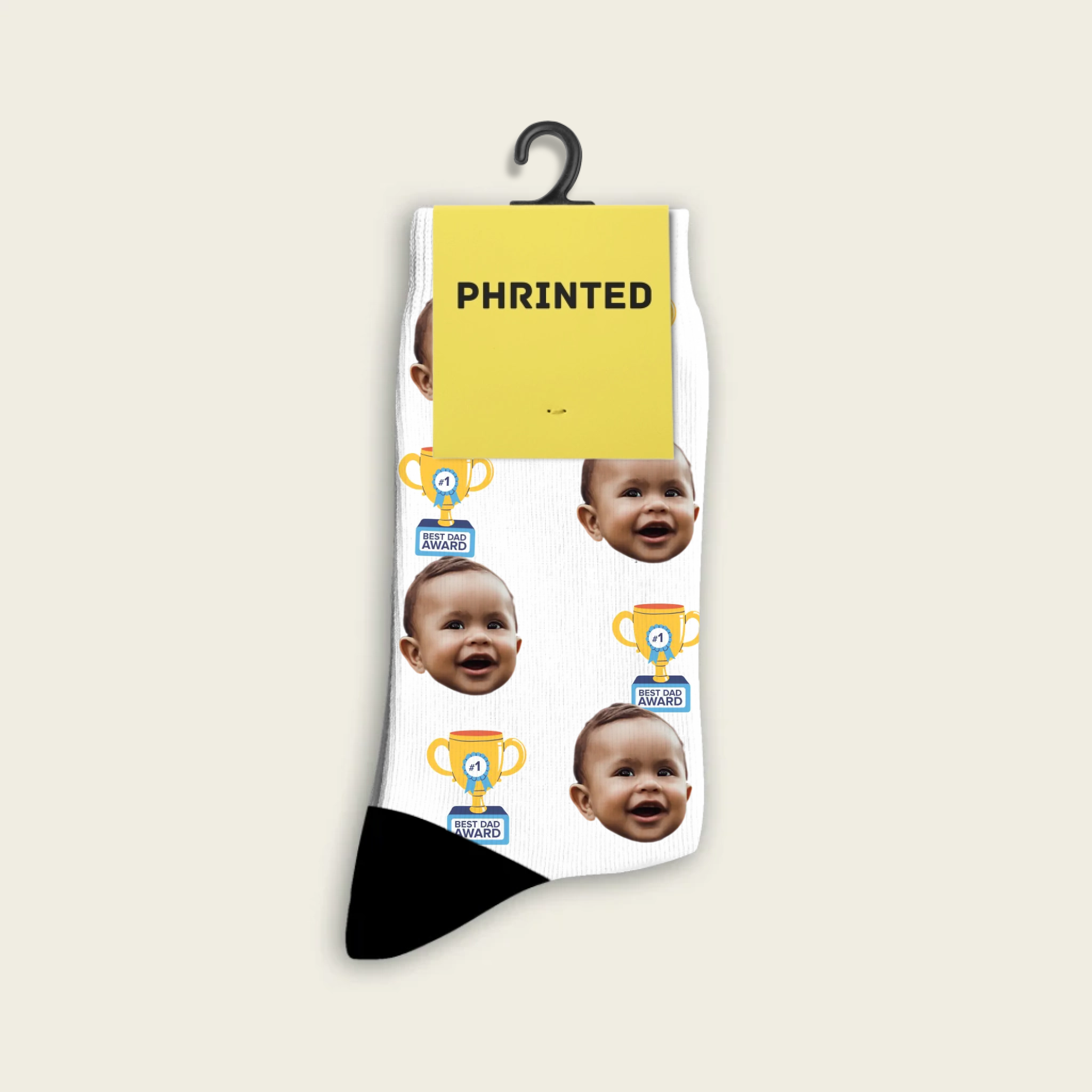 Custom Best Dad Socks With Photo
