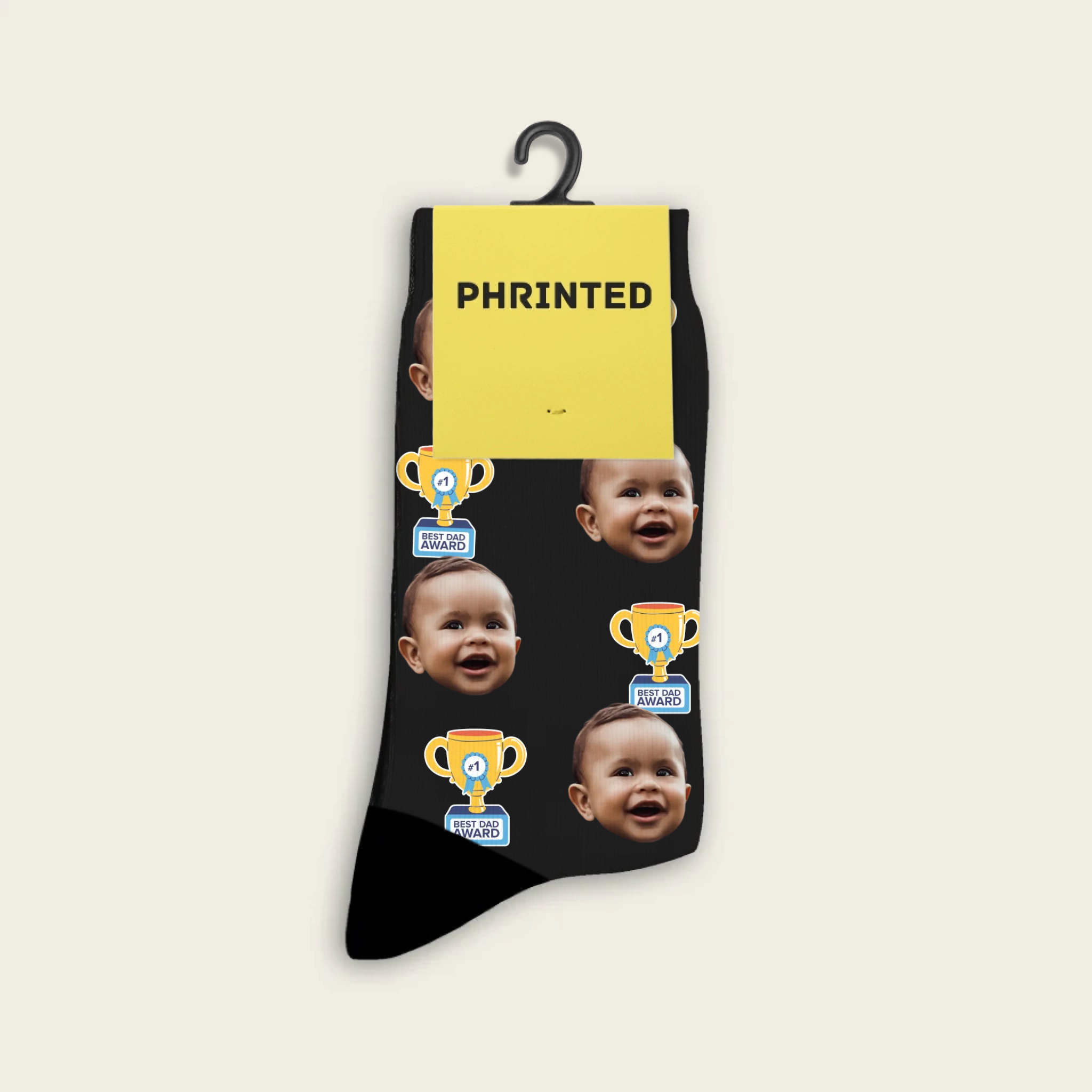 Custom Best Dad Socks With Photo