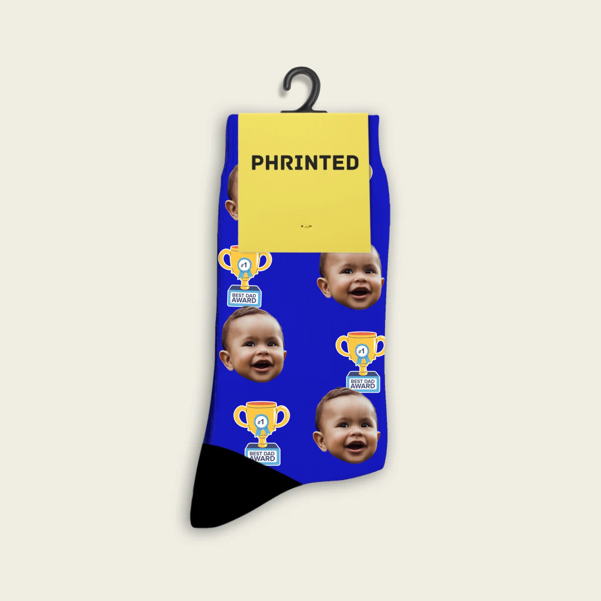 Custom Best Dad Socks With Photo