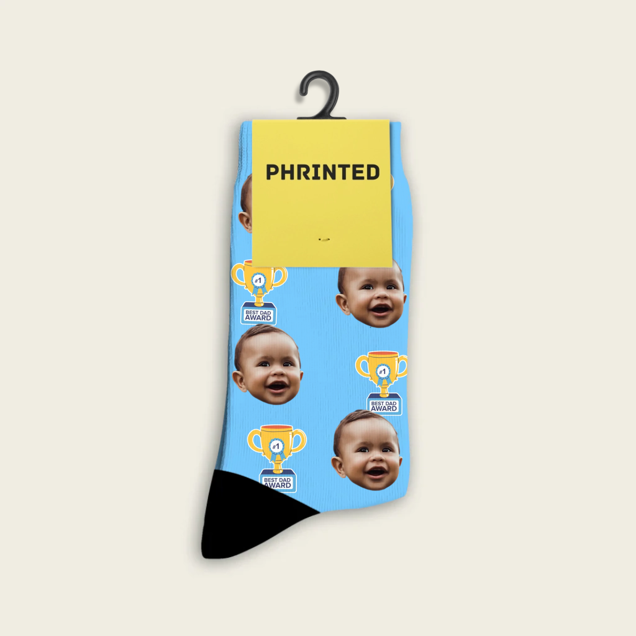 Custom Best Dad Socks With Photo