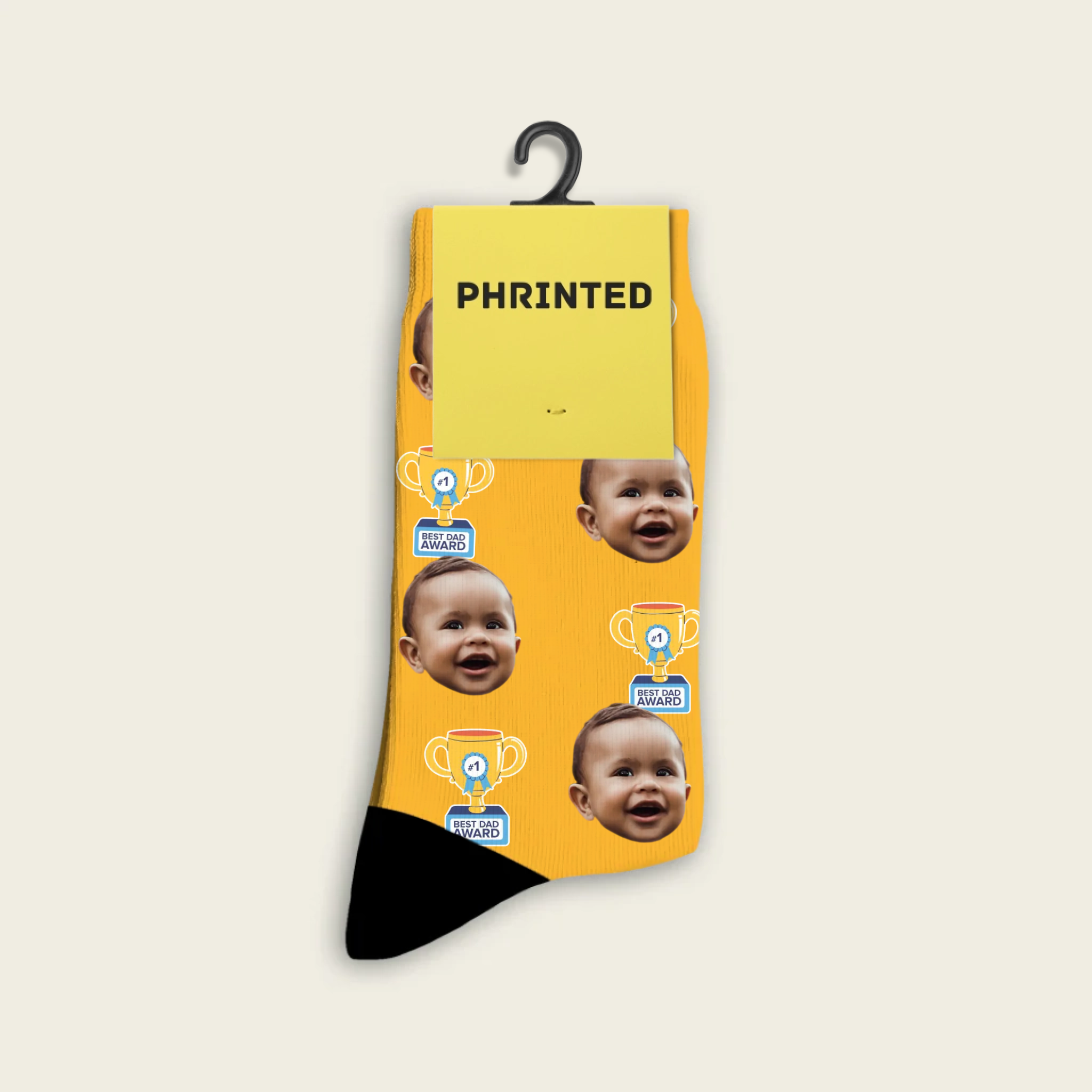 Custom Best Dad Socks With Photo