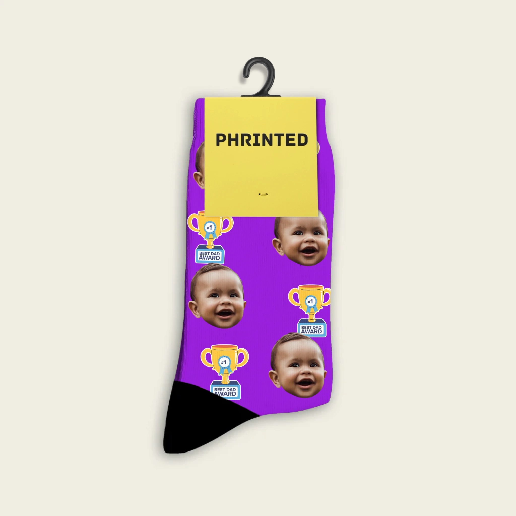 Custom Best Dad Socks With Photo