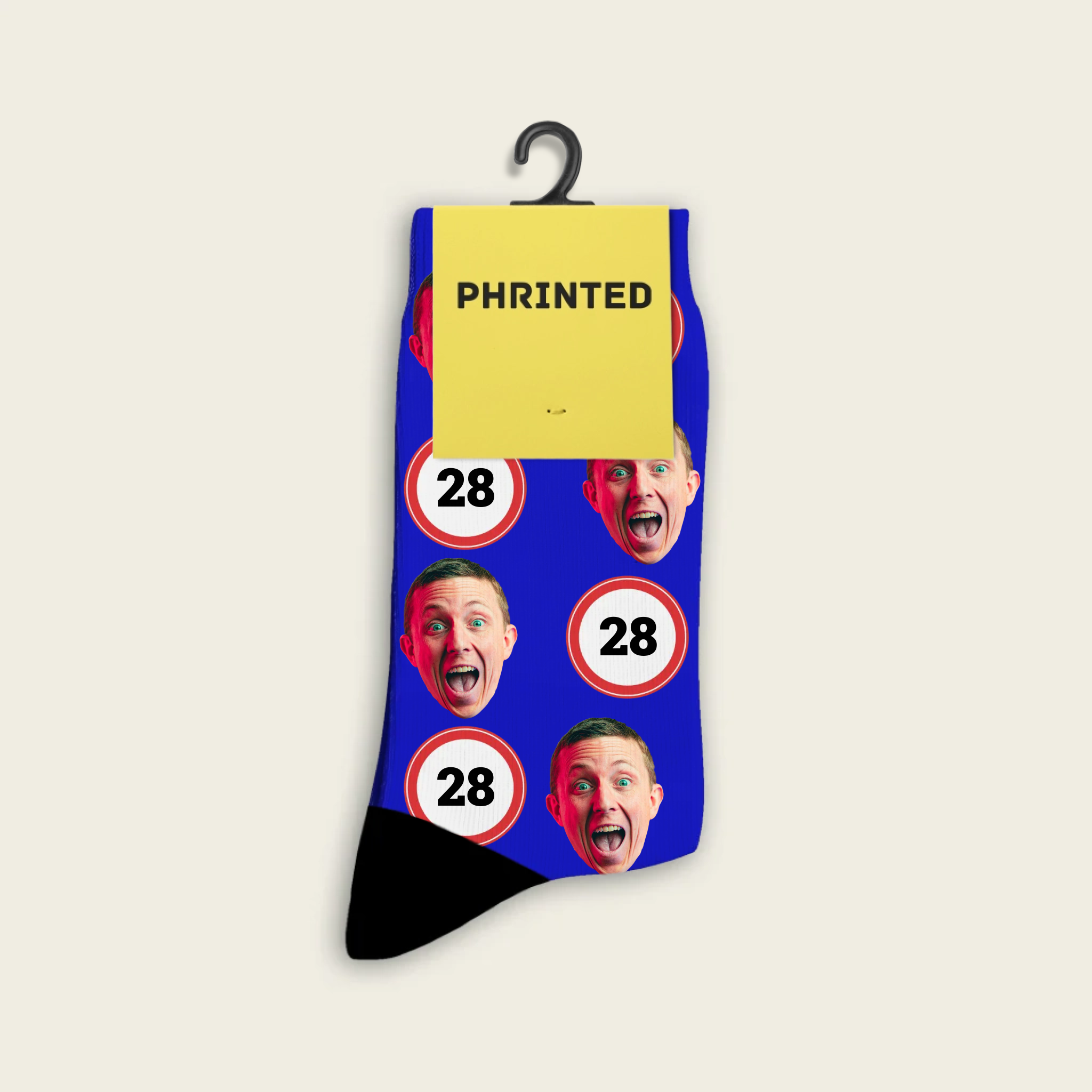 Custom Birthday Socks With Photo