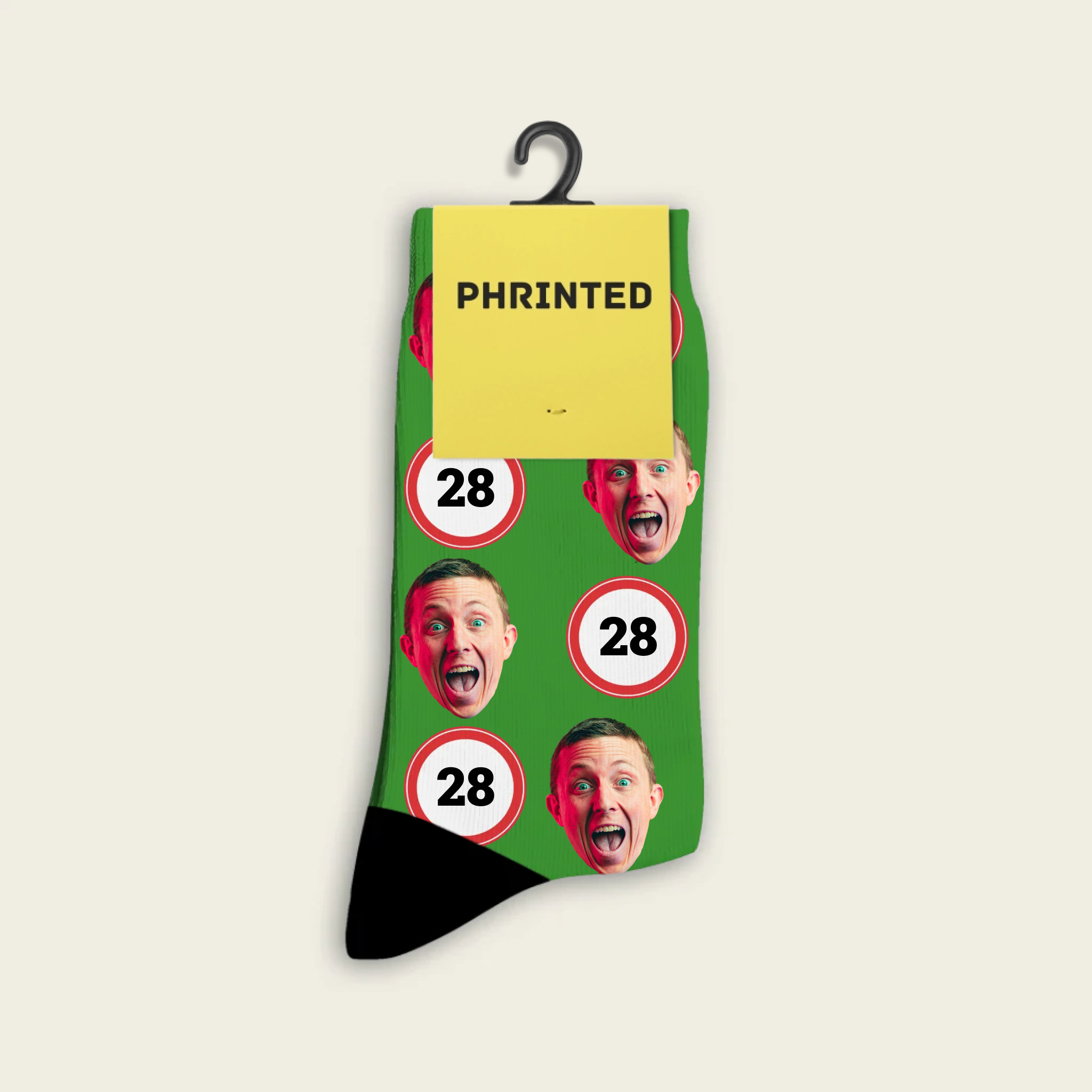 Custom Birthday Socks With Photo