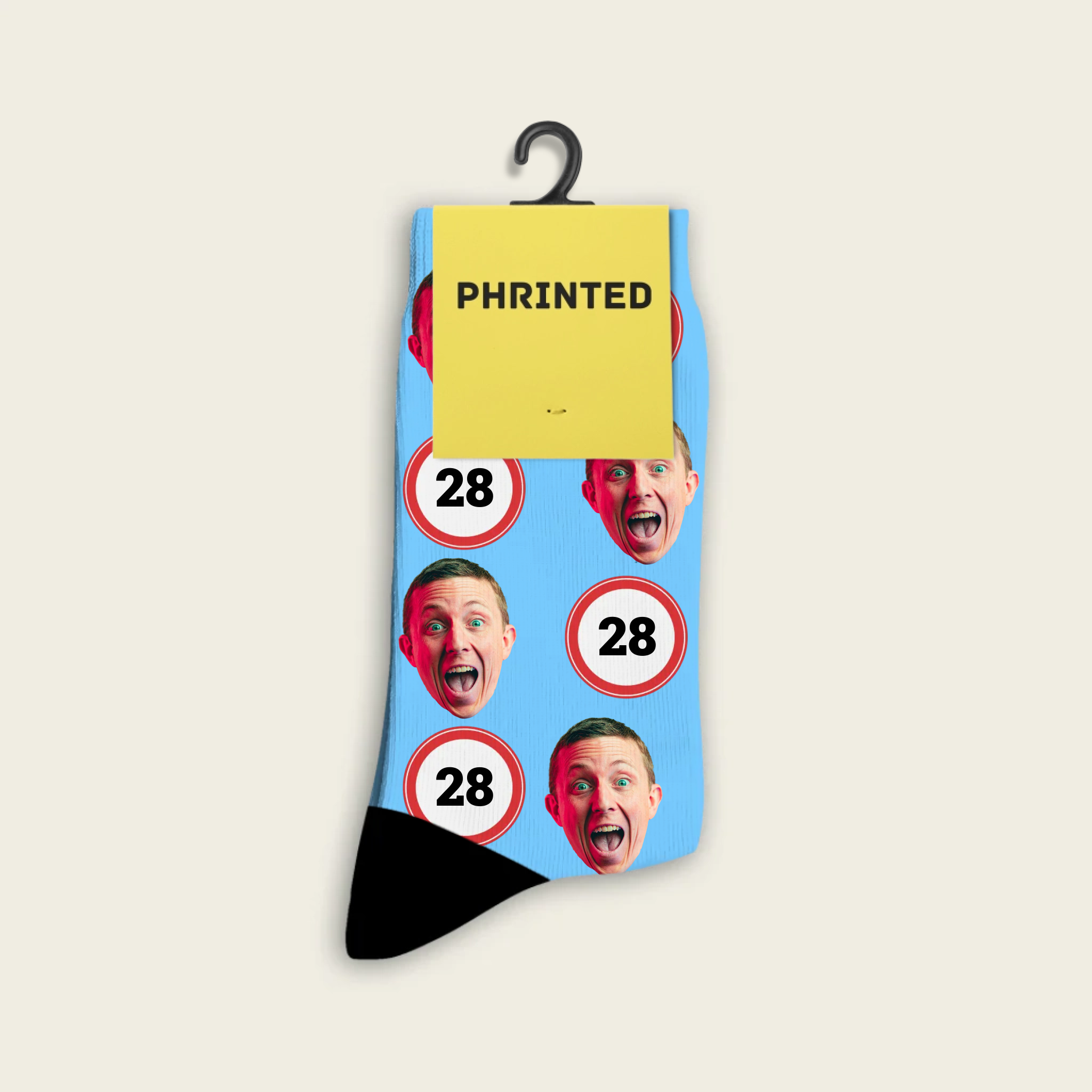 Custom Birthday Socks With Photo