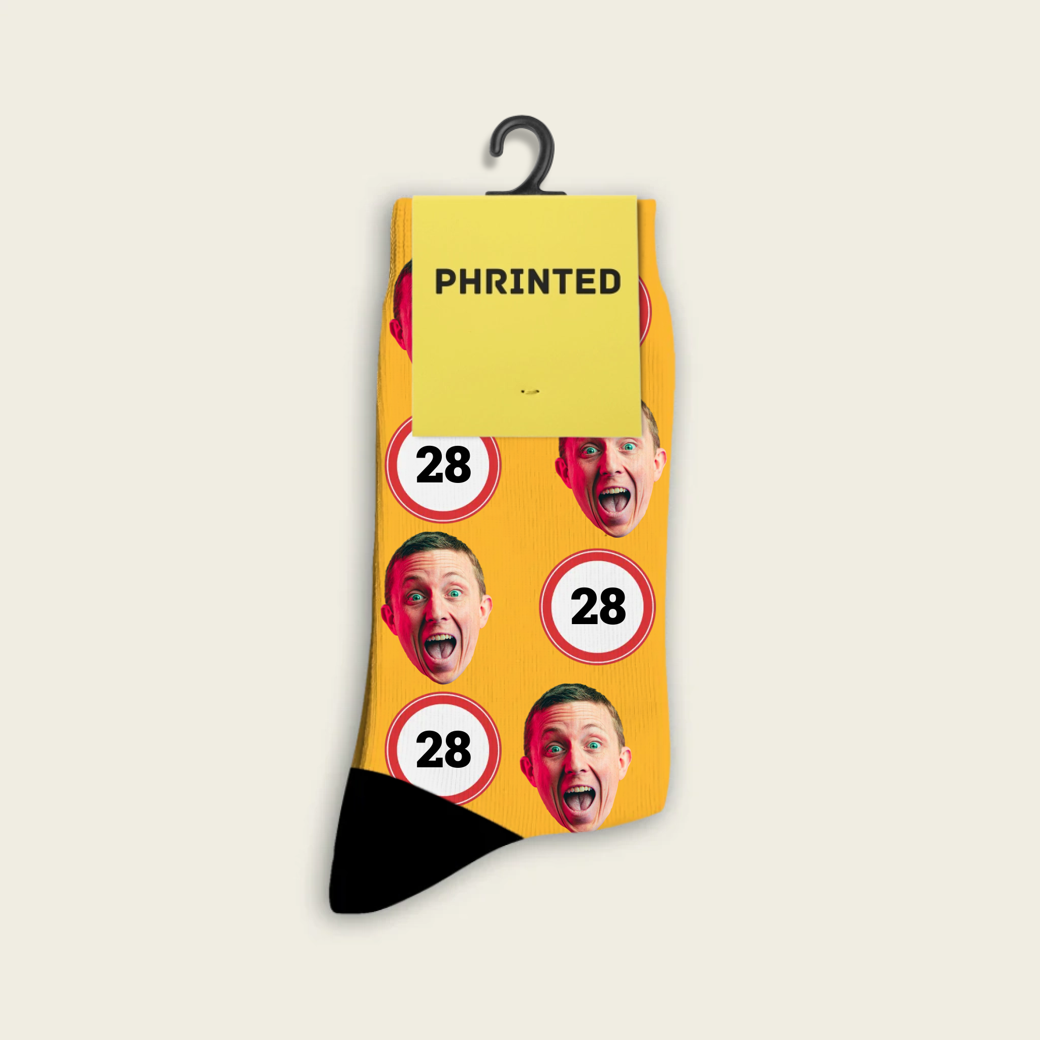Custom Birthday Socks With Photo