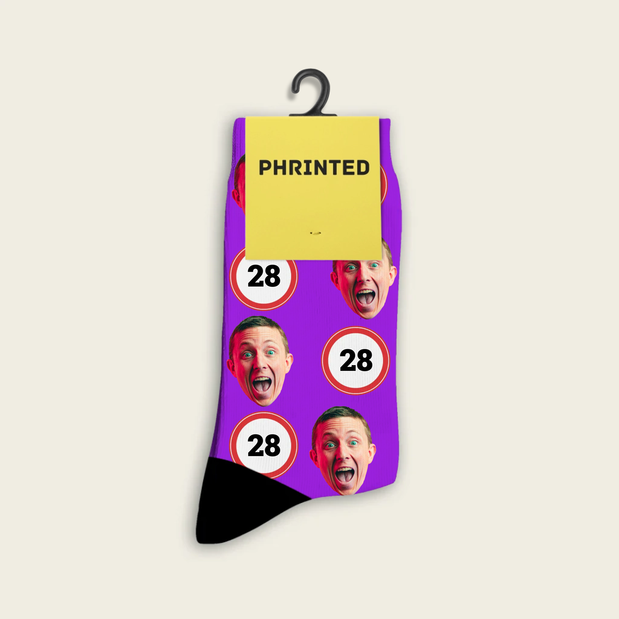 Custom Birthday Socks With Photo