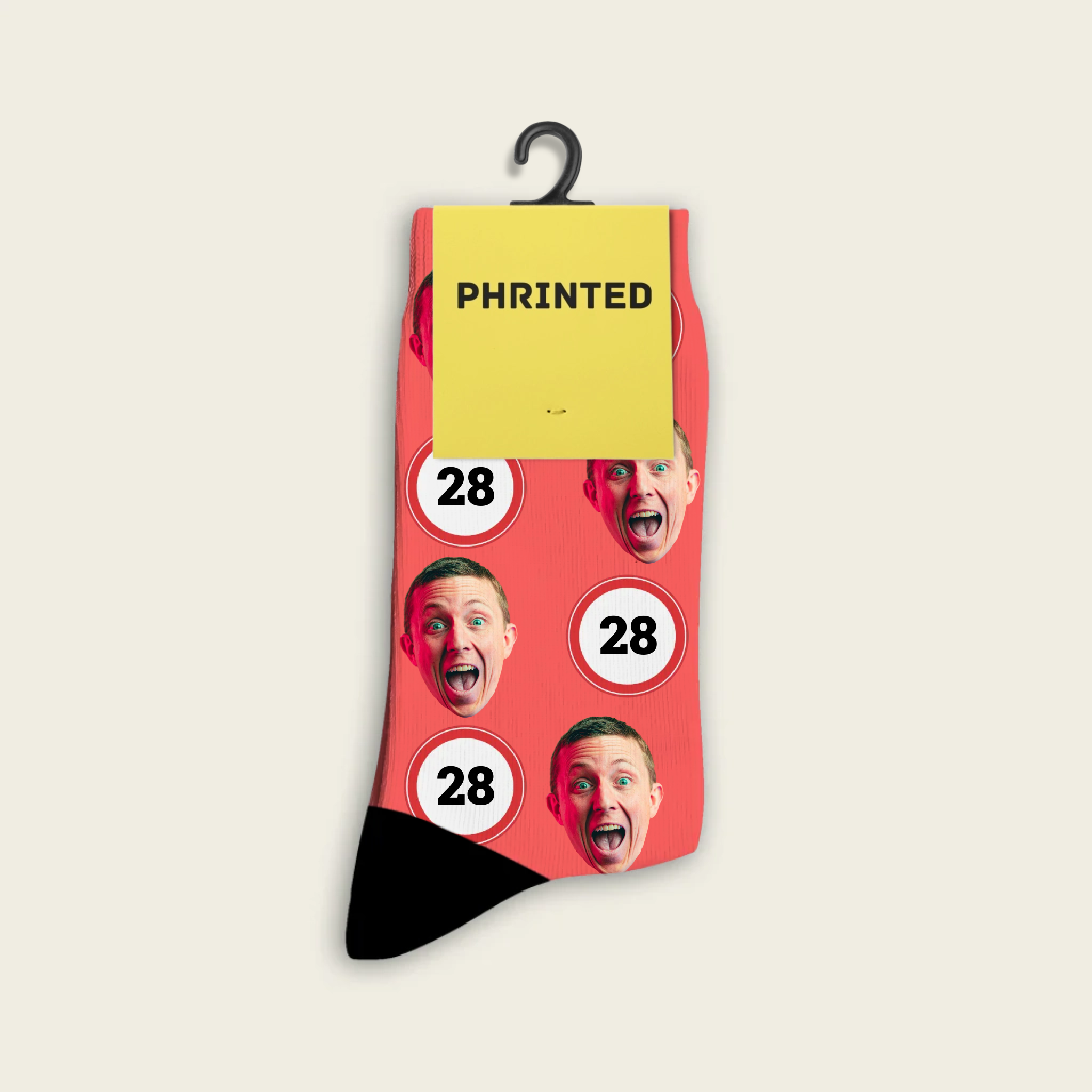Custom Birthday Socks With Photo