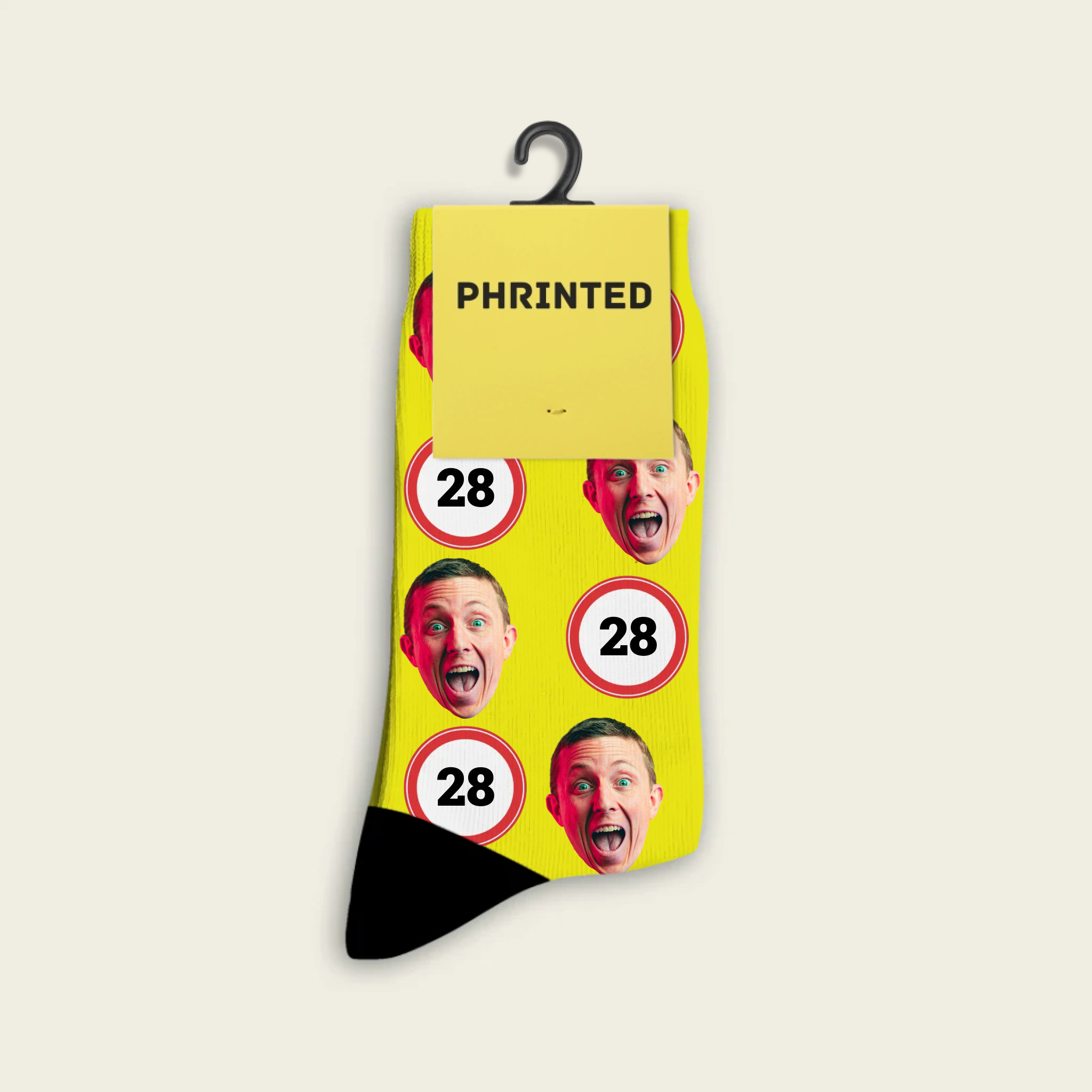 Custom Birthday Socks With Photo