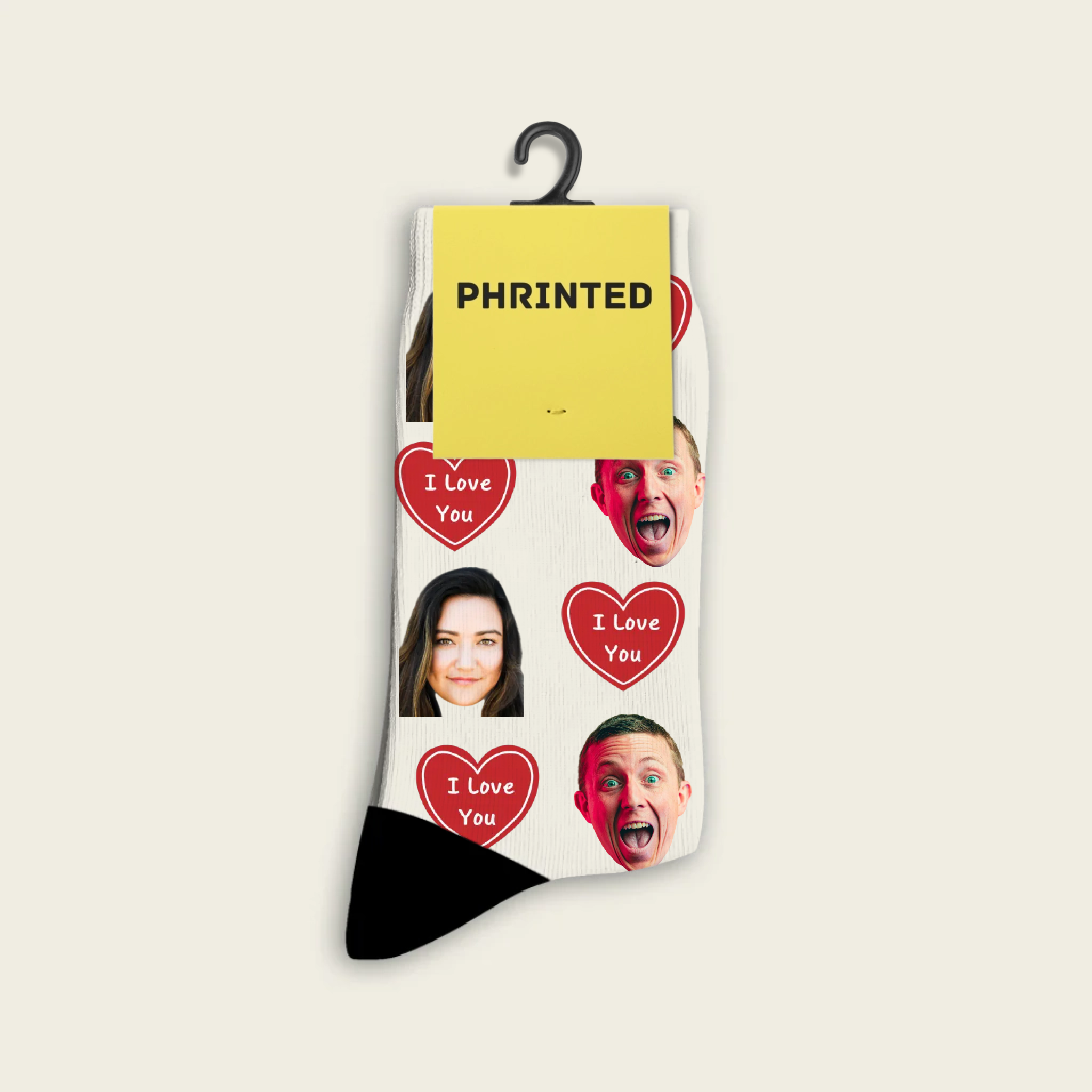 Custom Love Socks With Photo