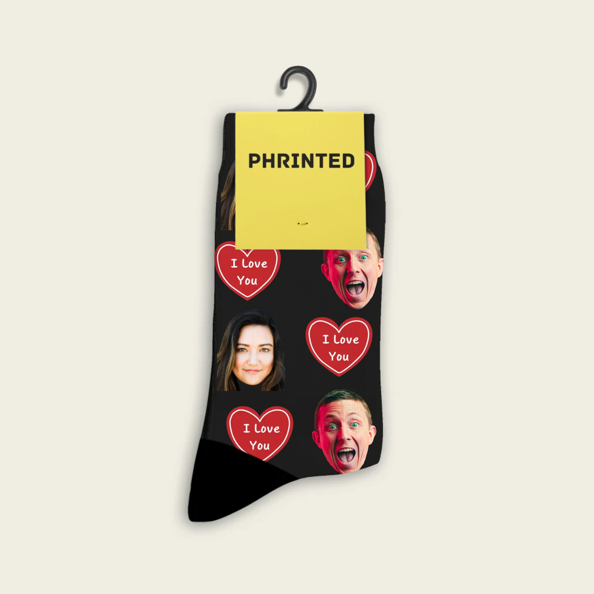 Custom Love Socks With Photo