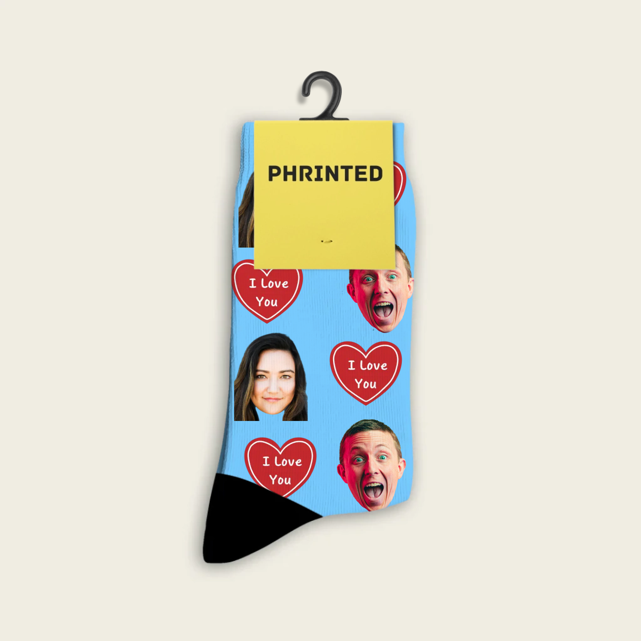 Custom Love Socks With Photo