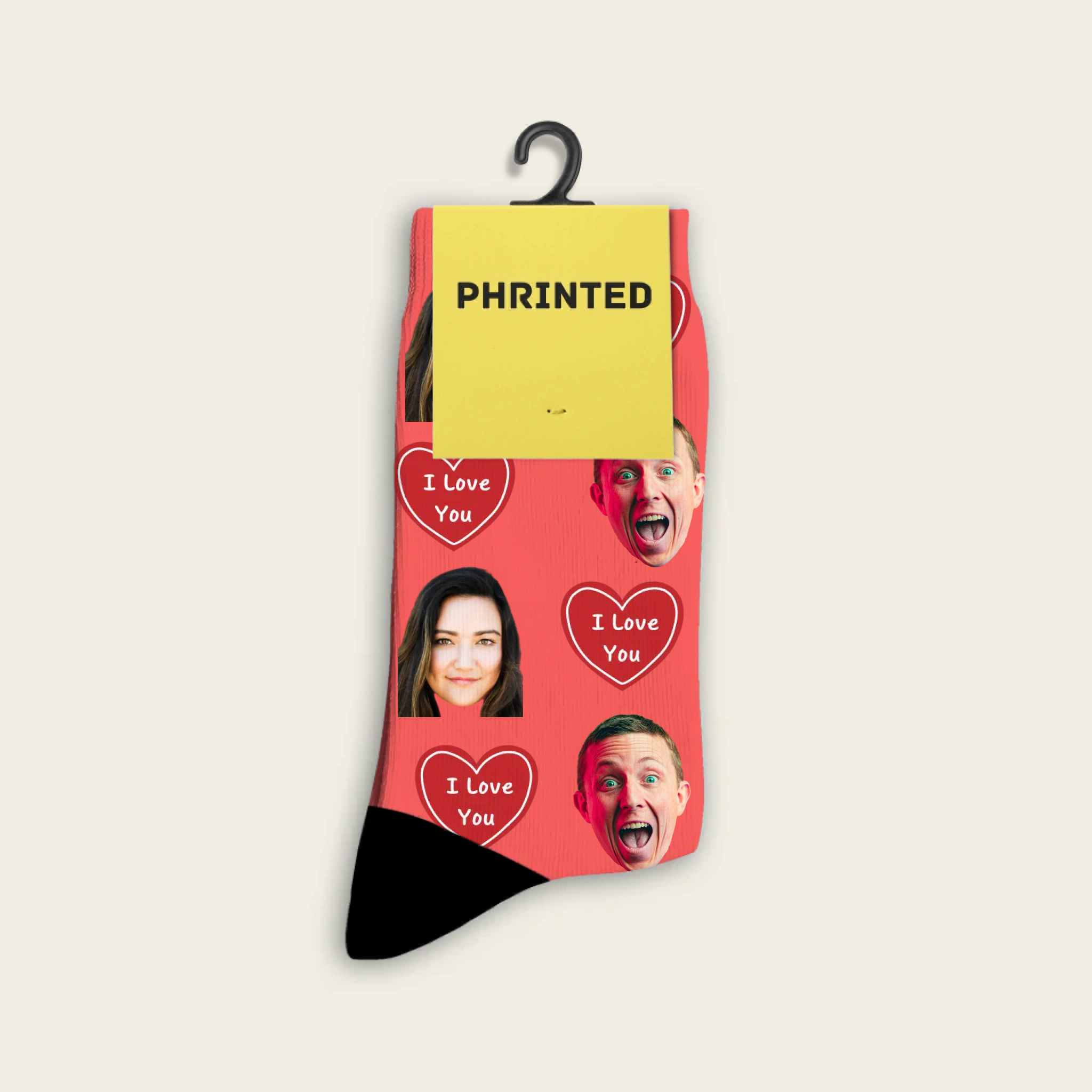 Custom Love Socks With Photo