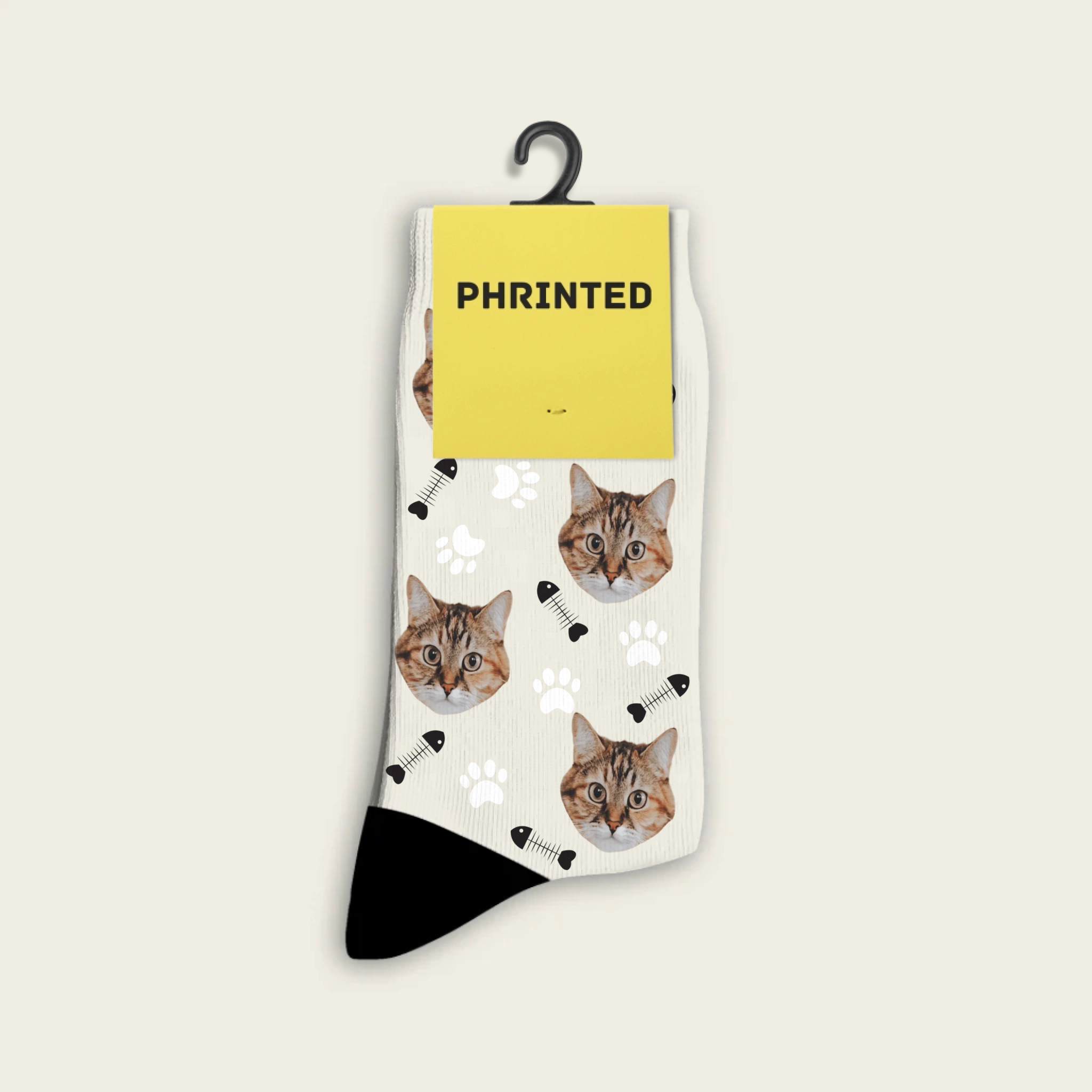 Custom Cat Socks With Photo