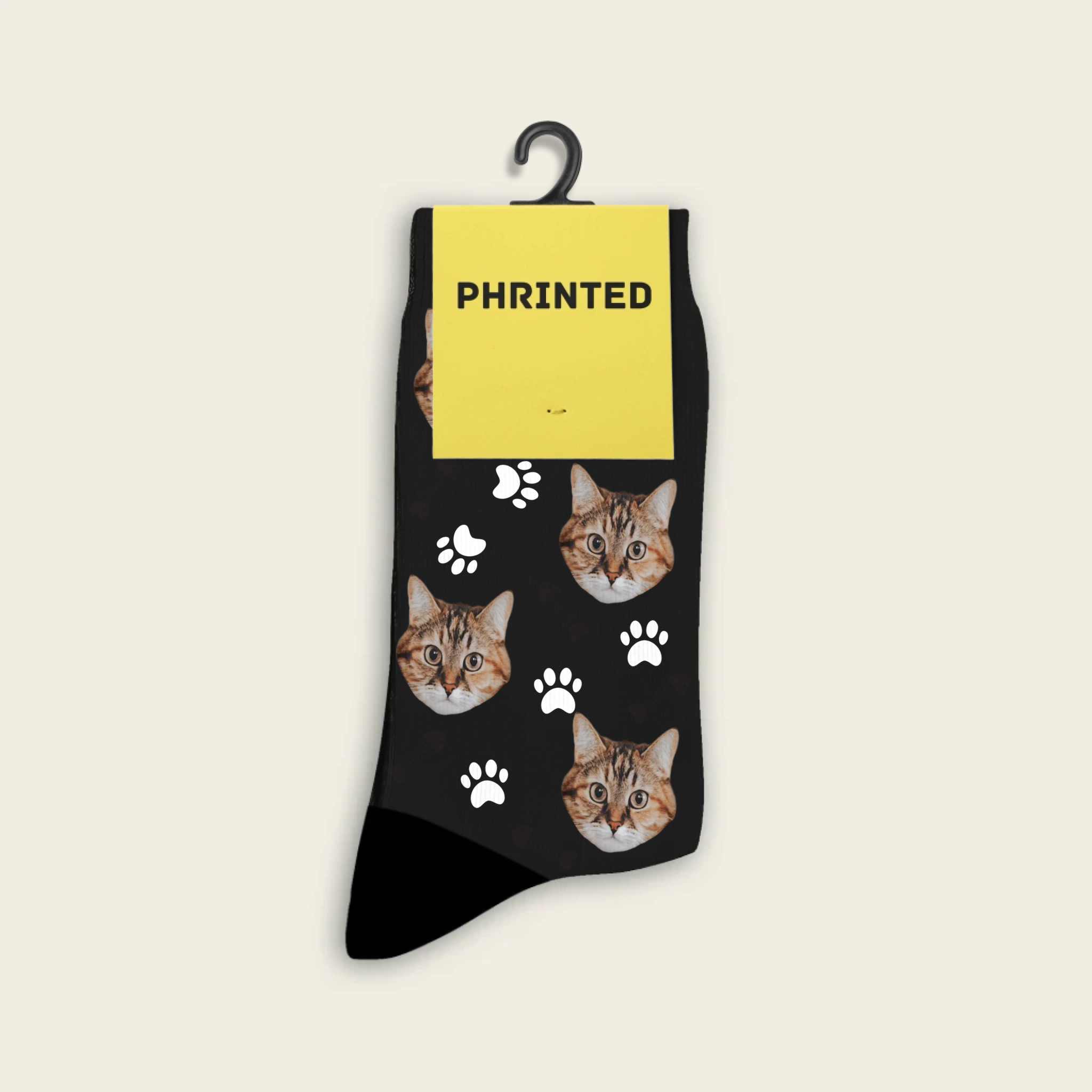 Custom Cat Socks With Photo