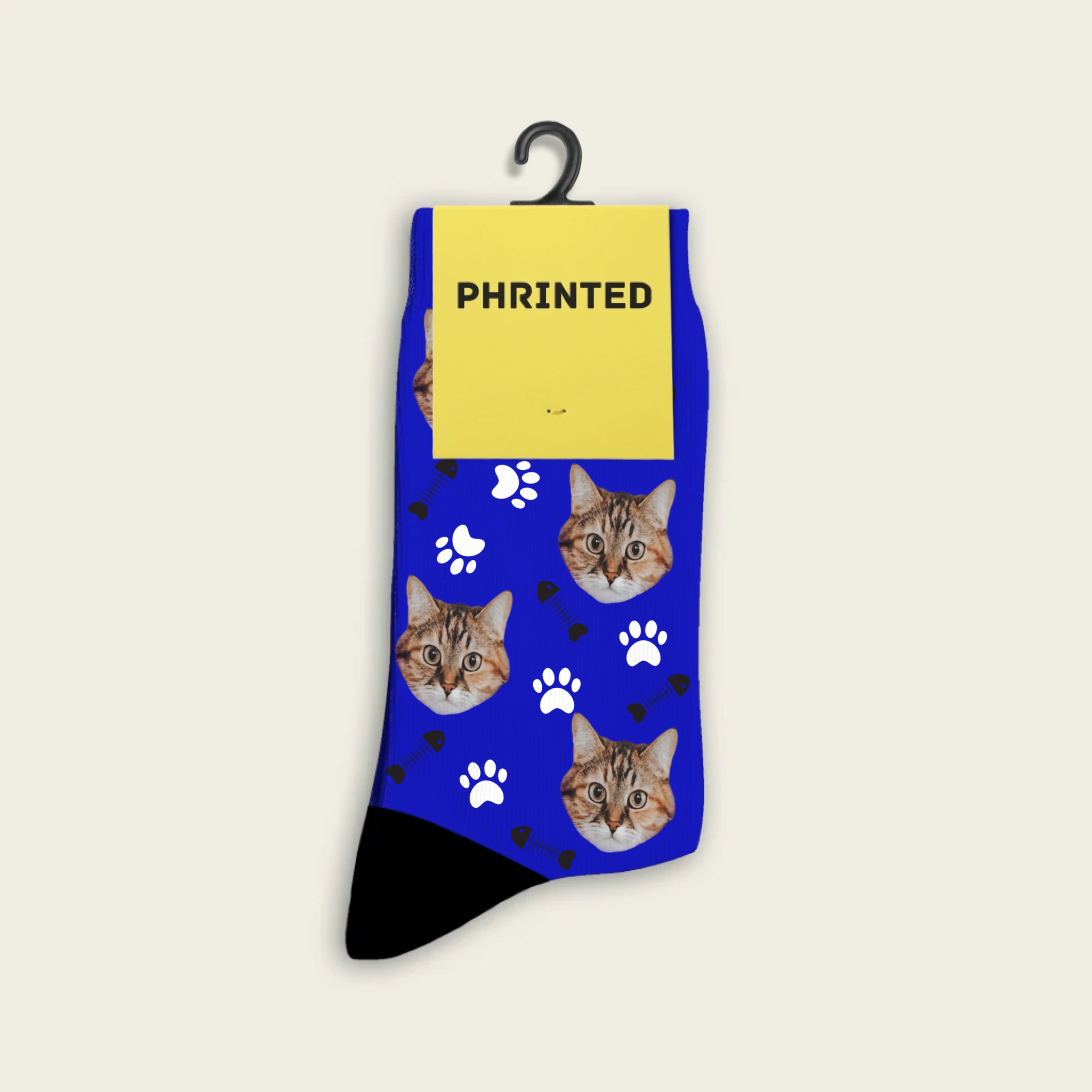 Custom Cat Socks With Photo