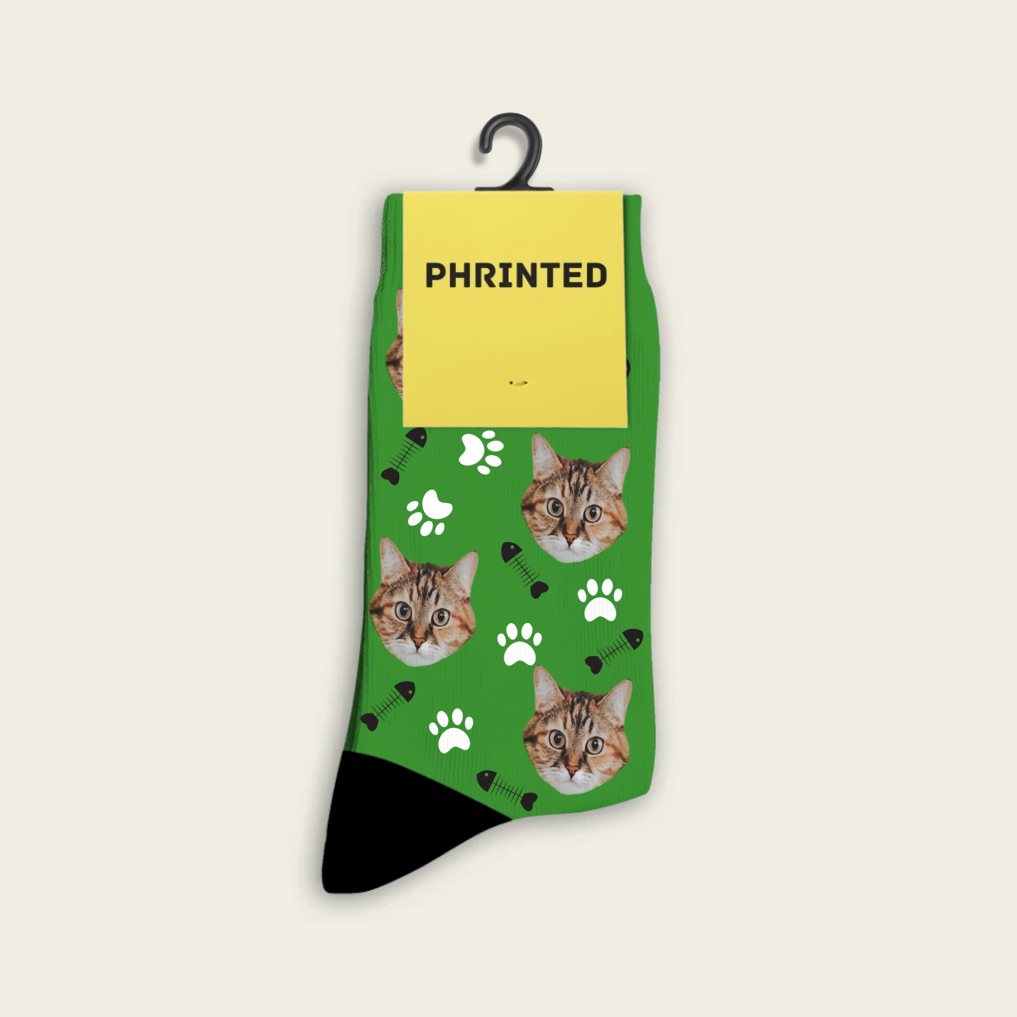 Custom Cat Socks With Photo