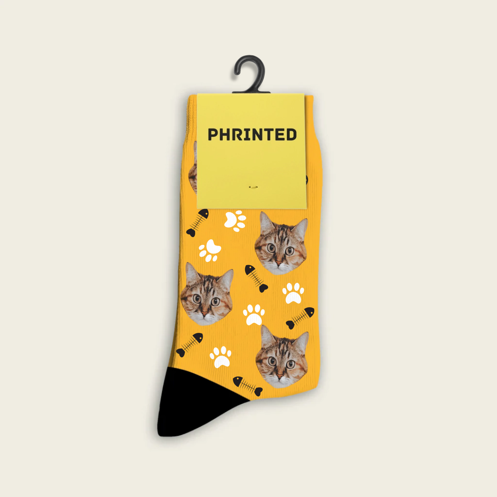 Custom Cat Socks With Photo
