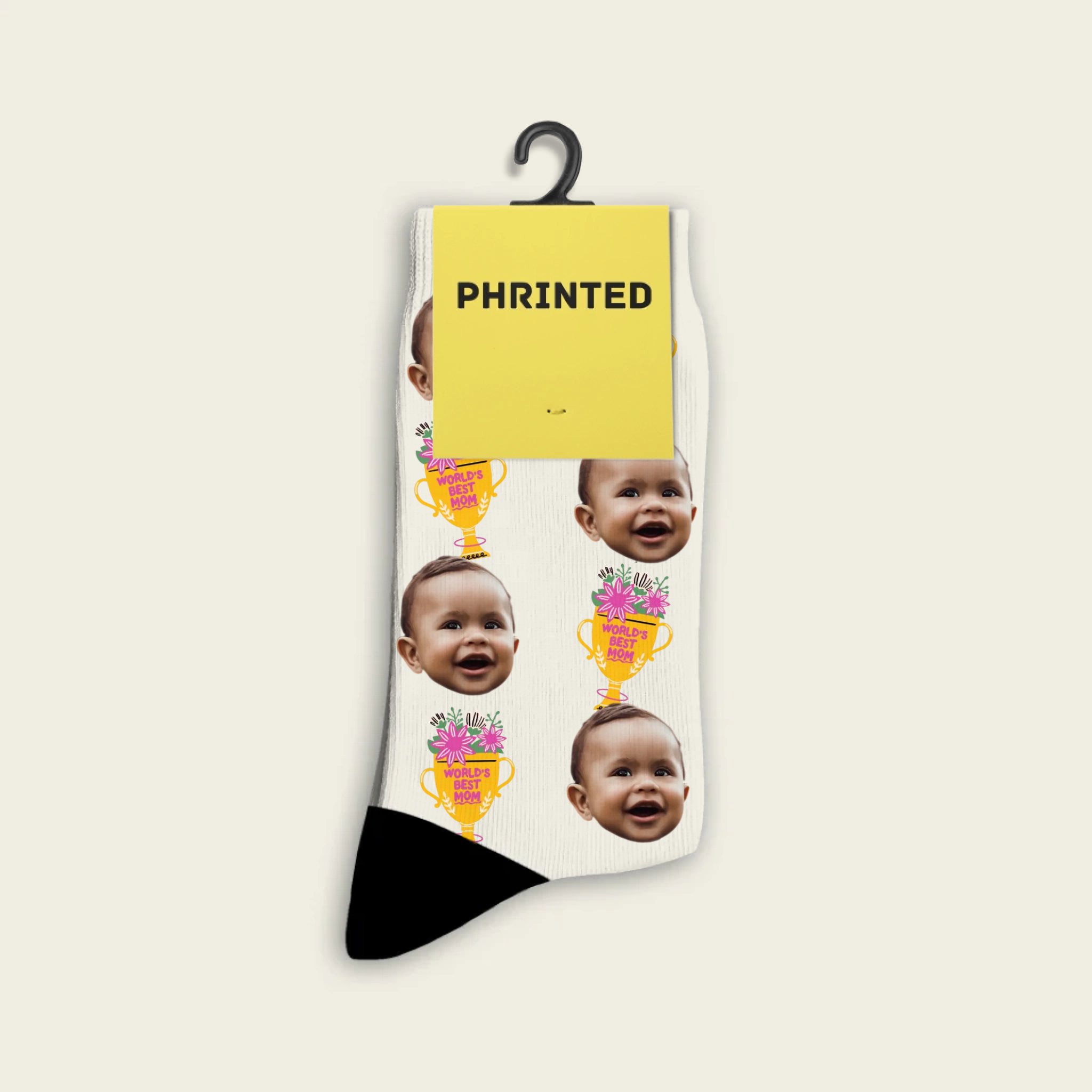 Custom Best Mom Socks With Photo