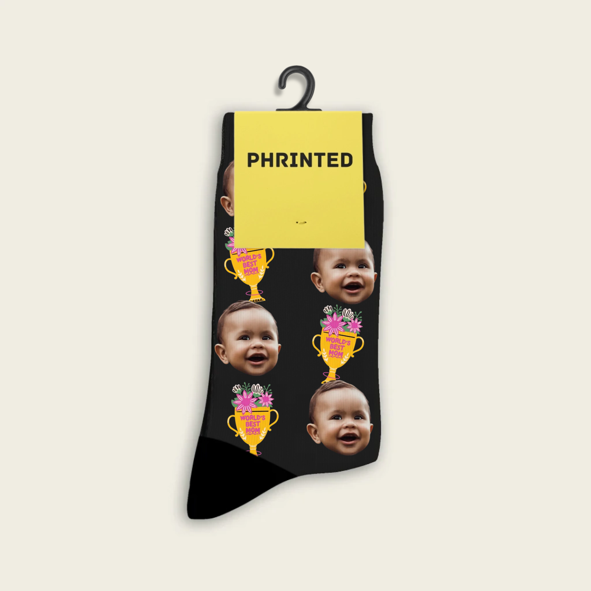 Custom Best Mom Socks With Photo