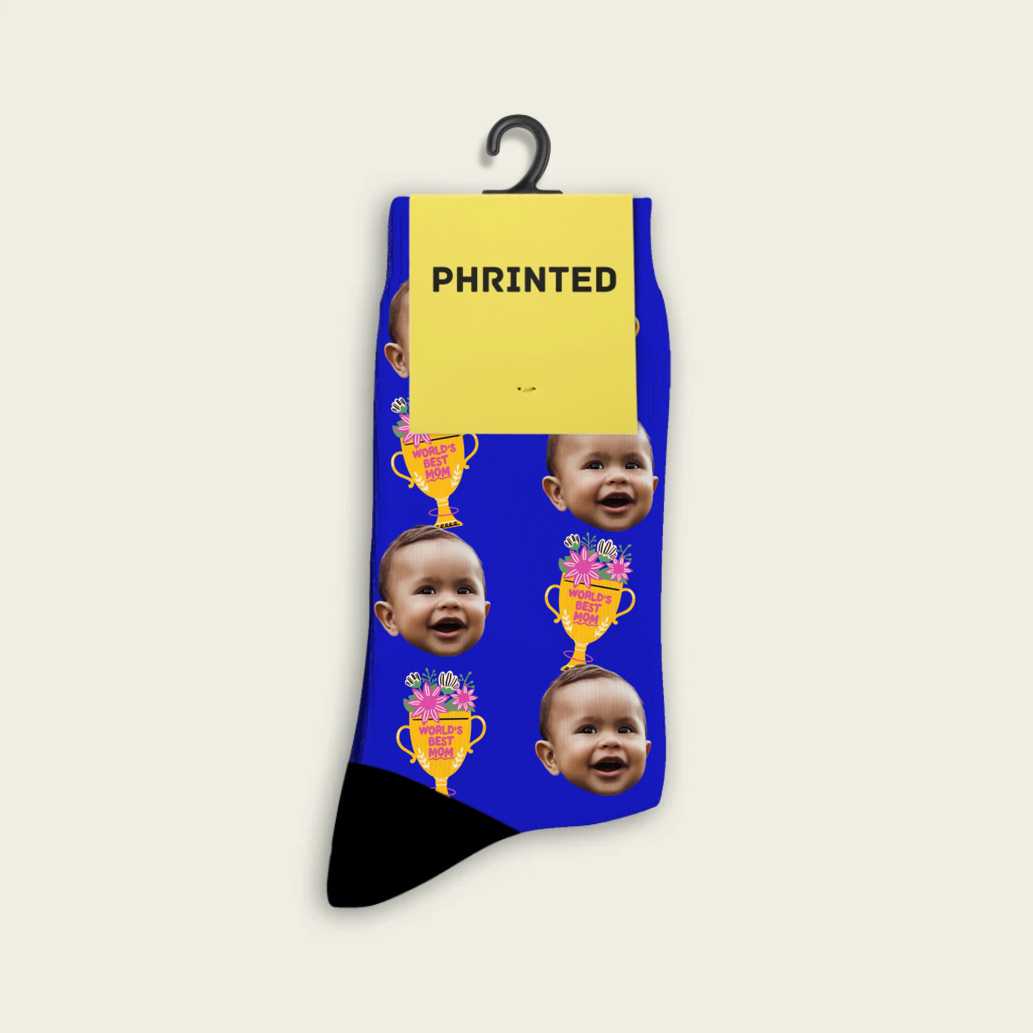 Custom Best Mom Socks With Photo