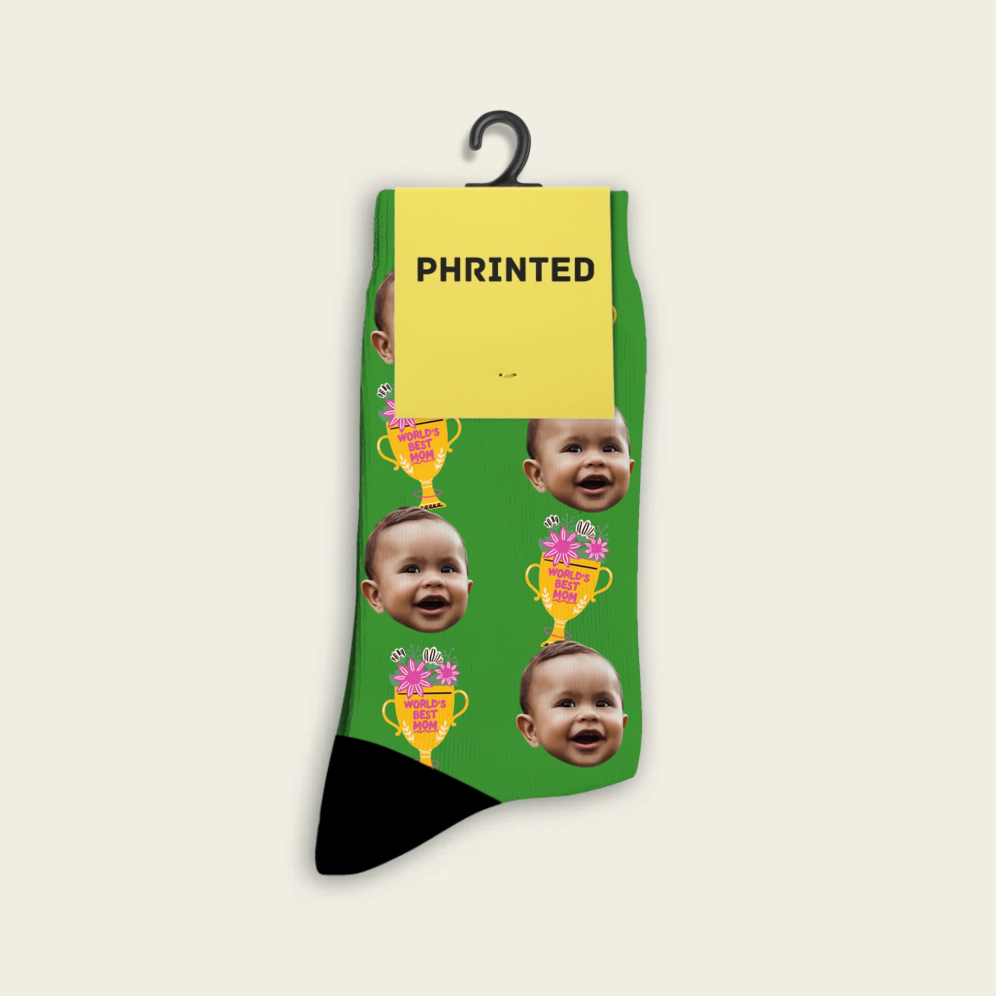 Custom Best Mom Socks With Photo