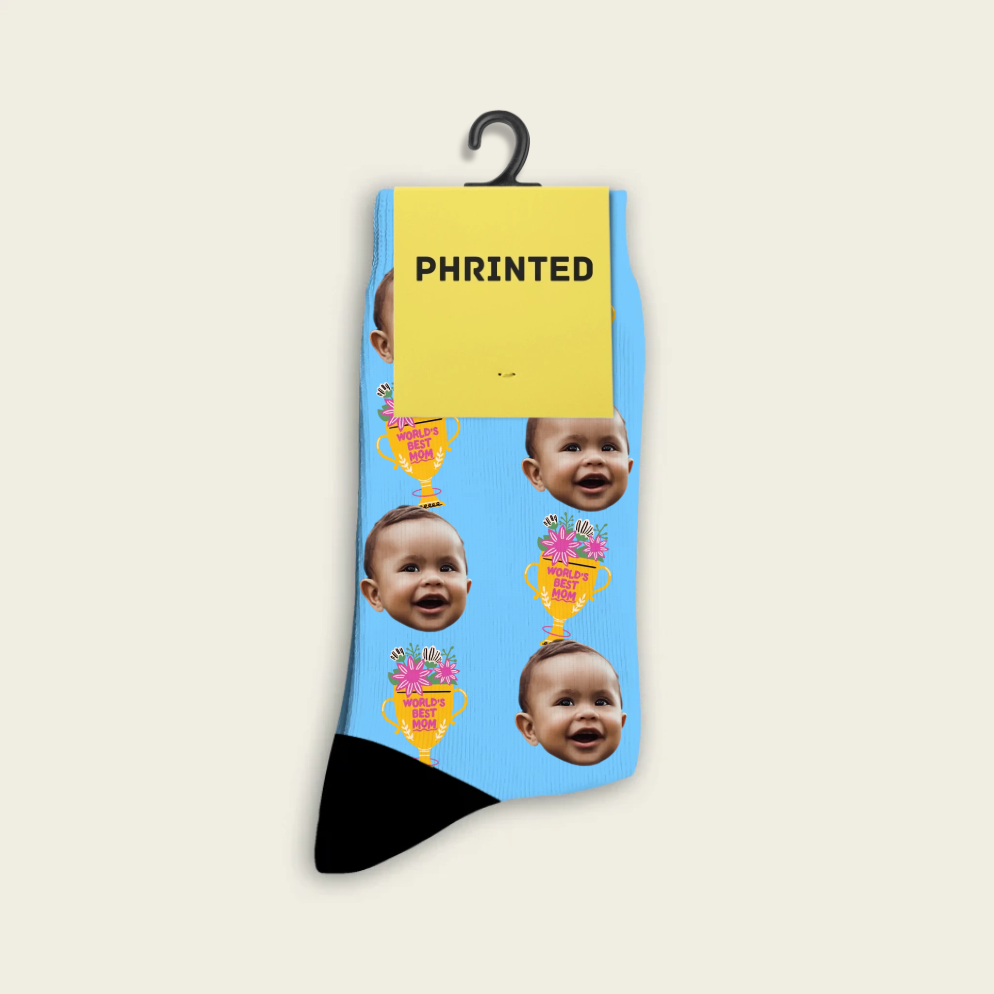 Custom Best Mom Socks With Photo