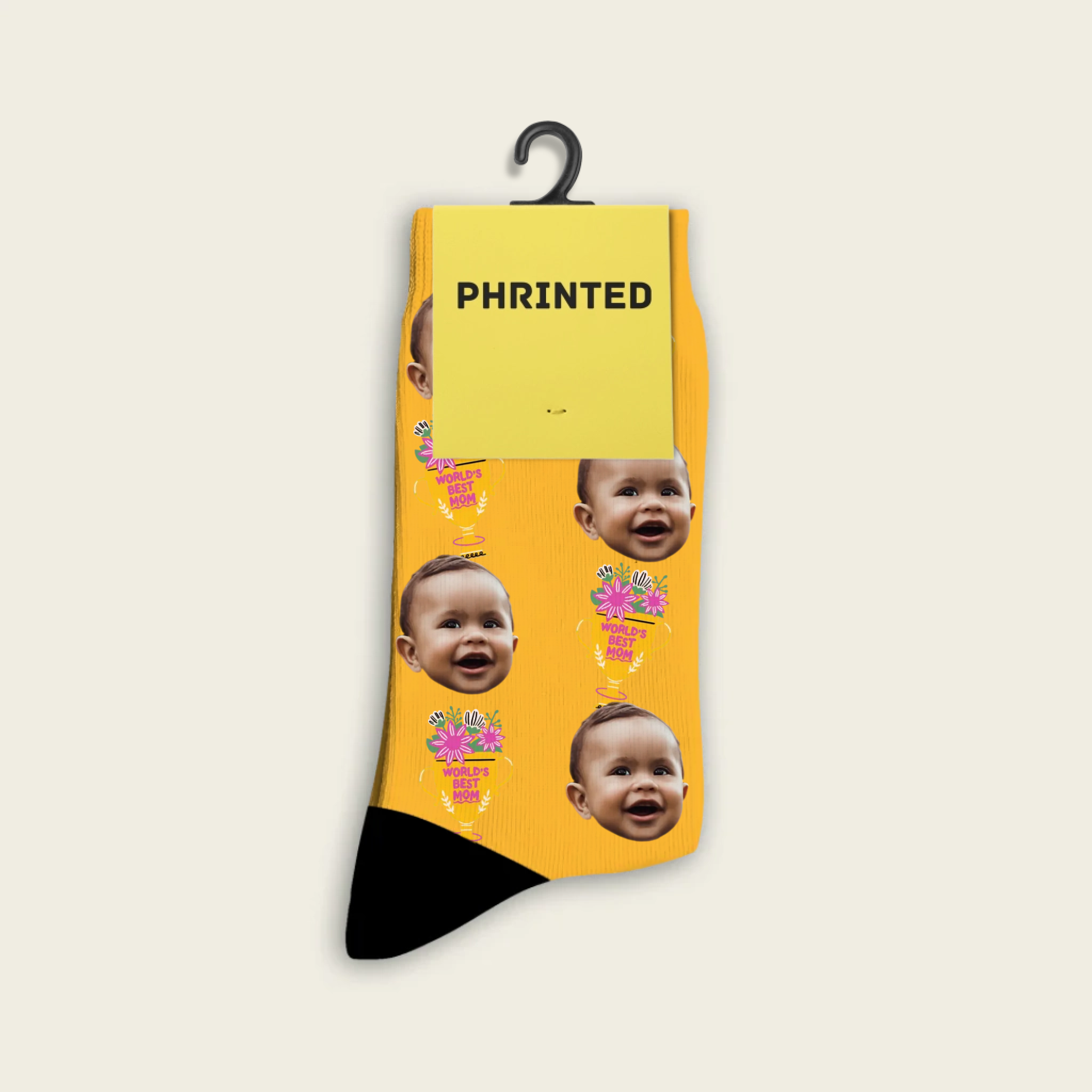 Custom Best Mom Socks With Photo