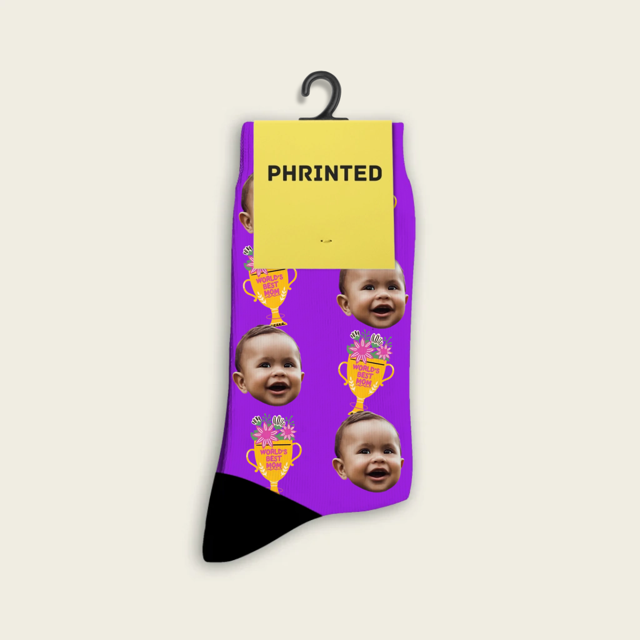 Custom Best Mom Socks With Photo