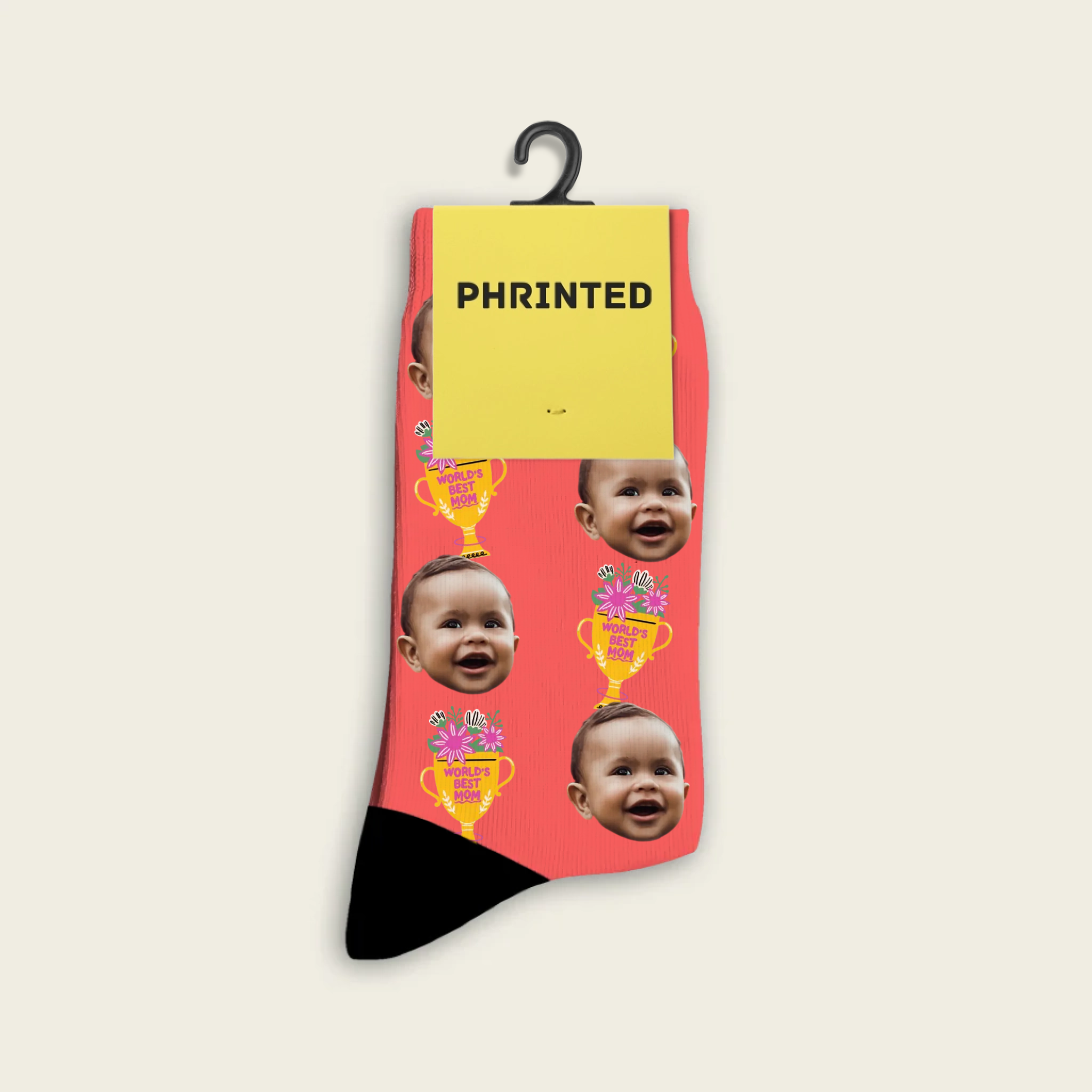 Custom Best Mom Socks With Photo