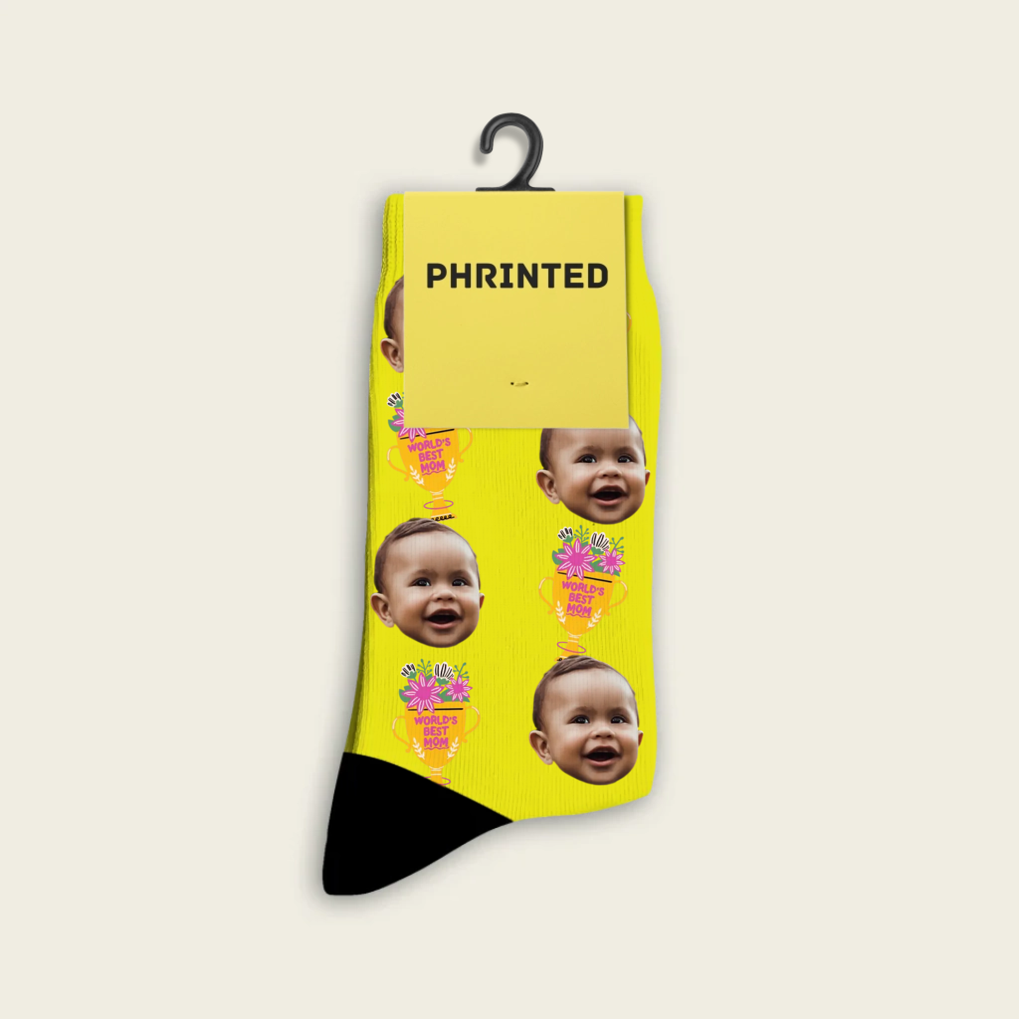 Custom Best Mom Socks With Photo