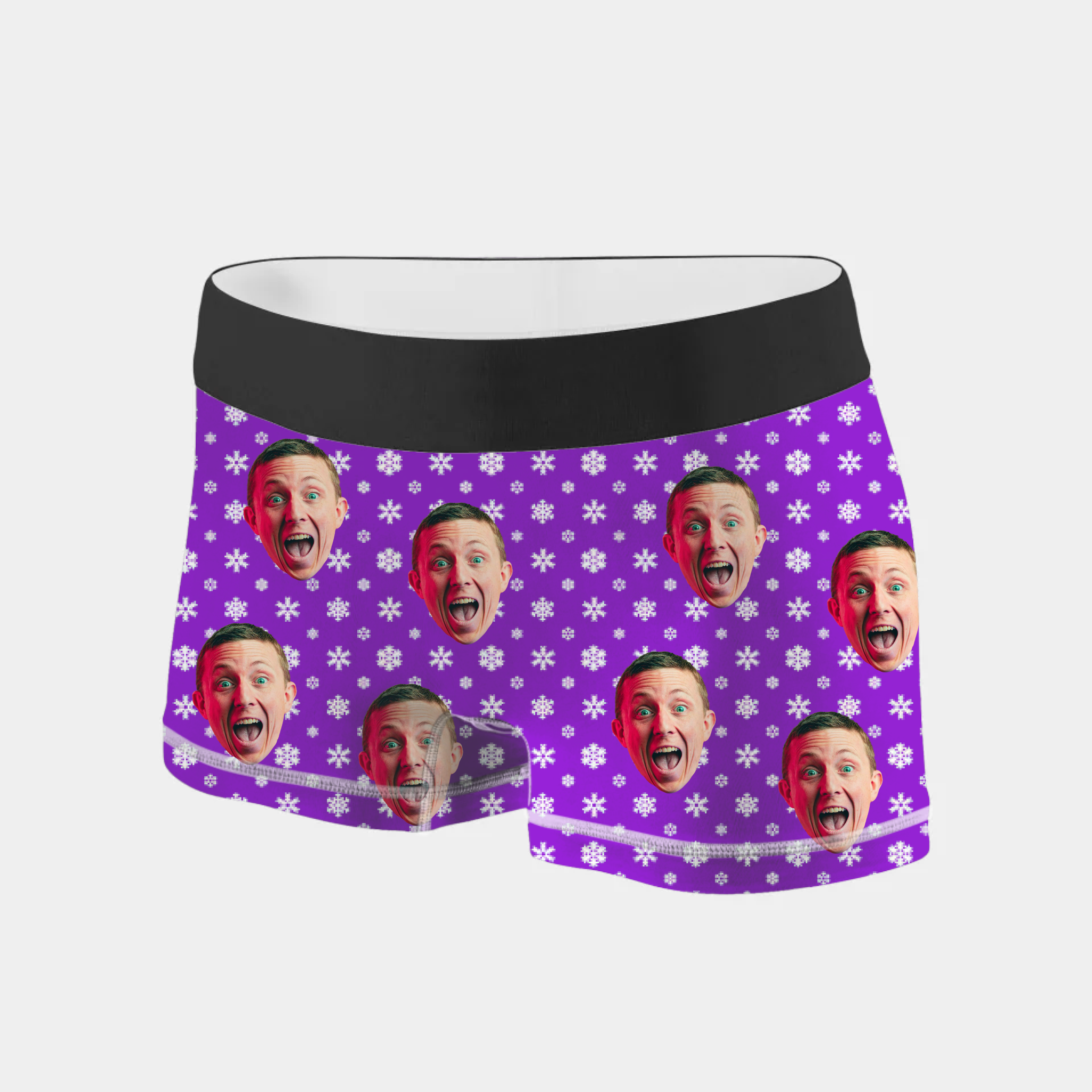 Boxeur de Noël personnalisé avec photo