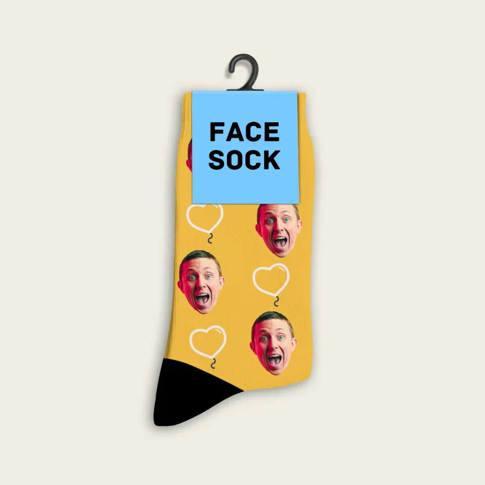 FaceSock | Custom Love Socks With Photo