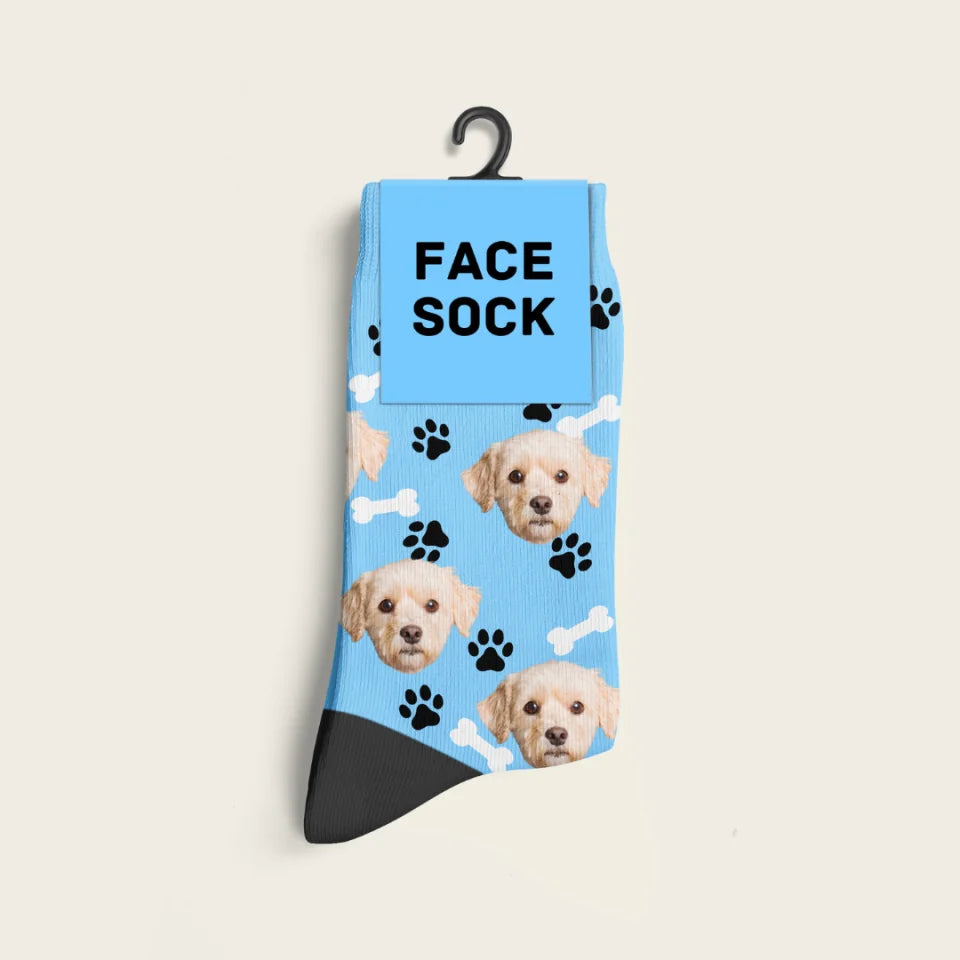 FaceSock | Custom Dog Socks With Photo